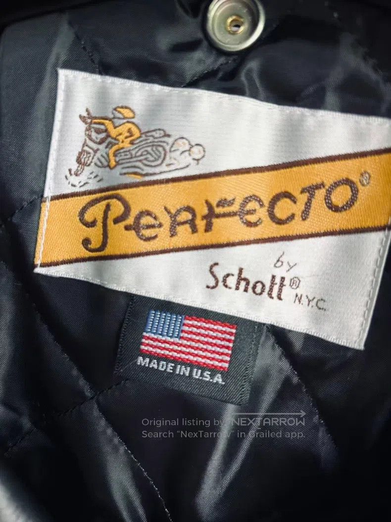 Other Cotton motorcycle cowhide jacket Size US S / EU 44-46 / 1 - 8 Thumbnail