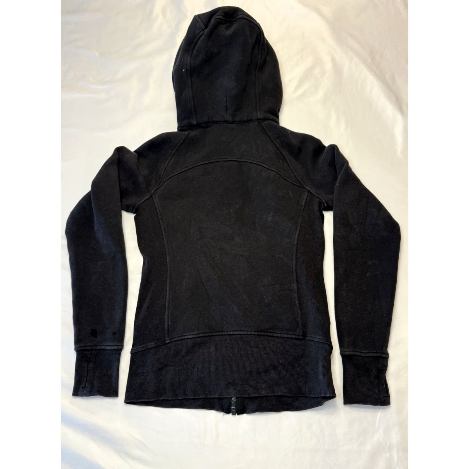 Lululemon Lululemon Full Zip Scuba Hoodie Jacket Black Women’s 4 Activewear Hoodie Zip Pockets Logo Vintage: No Size S / US 4 / IT 40 - 6 Thumbnail
