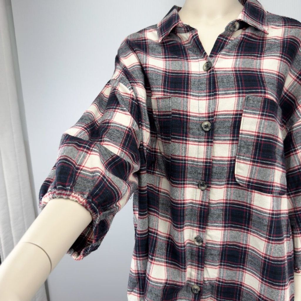 Harve Benard HARVE BENARD Red White Black & Blue Button Up Shirt Size XL Size XL / US 12-14 / IT 48-50 - 3 Thumbnail