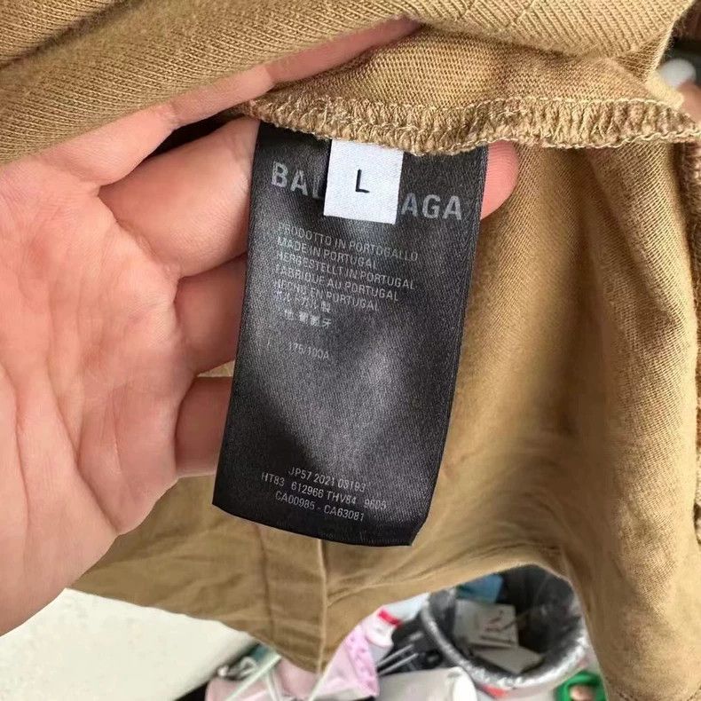 Balenciaga Balenciaga Khaki wheat-ear short sleeve 2503-Nextarrow Size US L / EU 52-54 / 3 - 3 Thumbnail