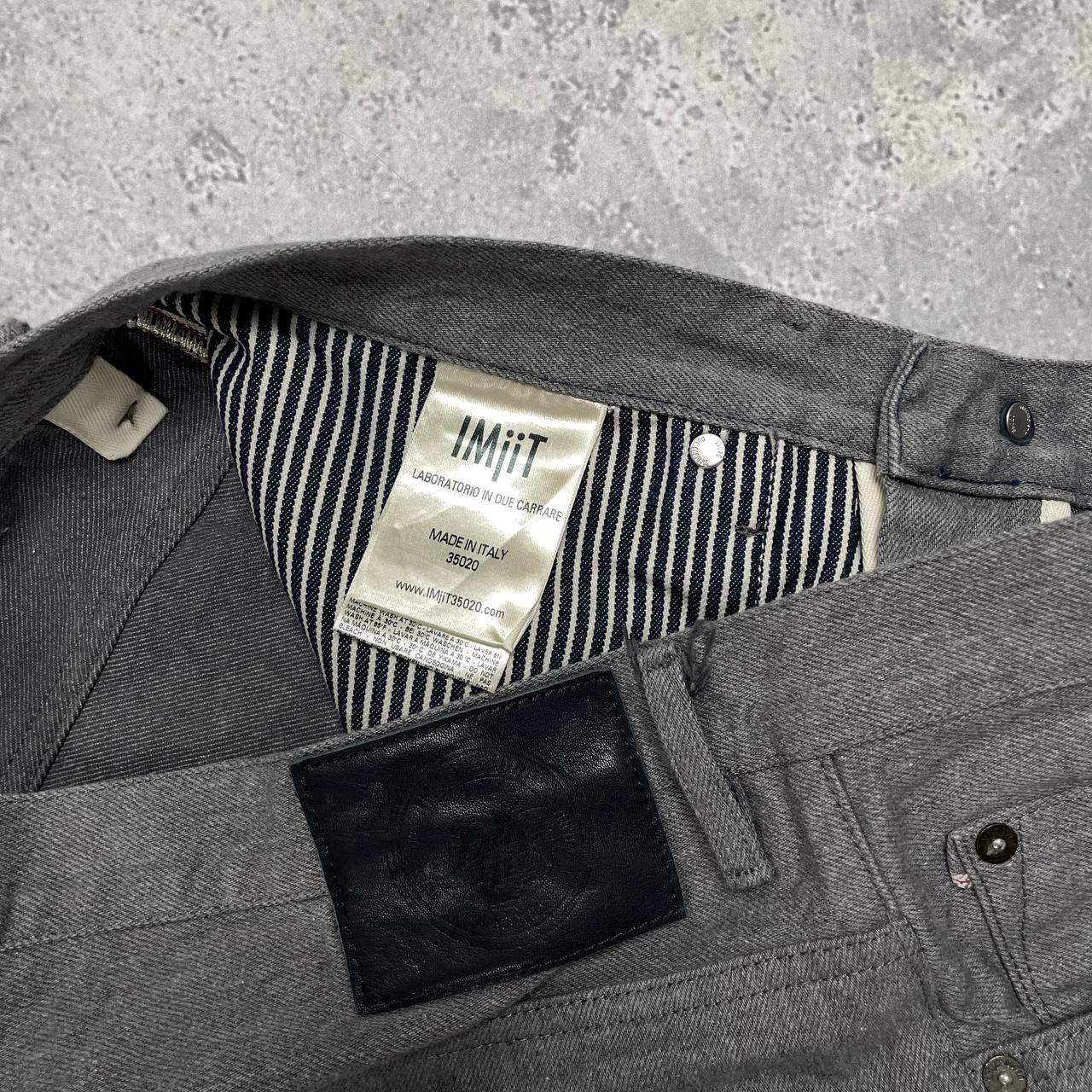 Other IMJIT 35020 Selvage Denim Jeans Gray Size W33 L36 Size US 35 - 15 Thumbnail