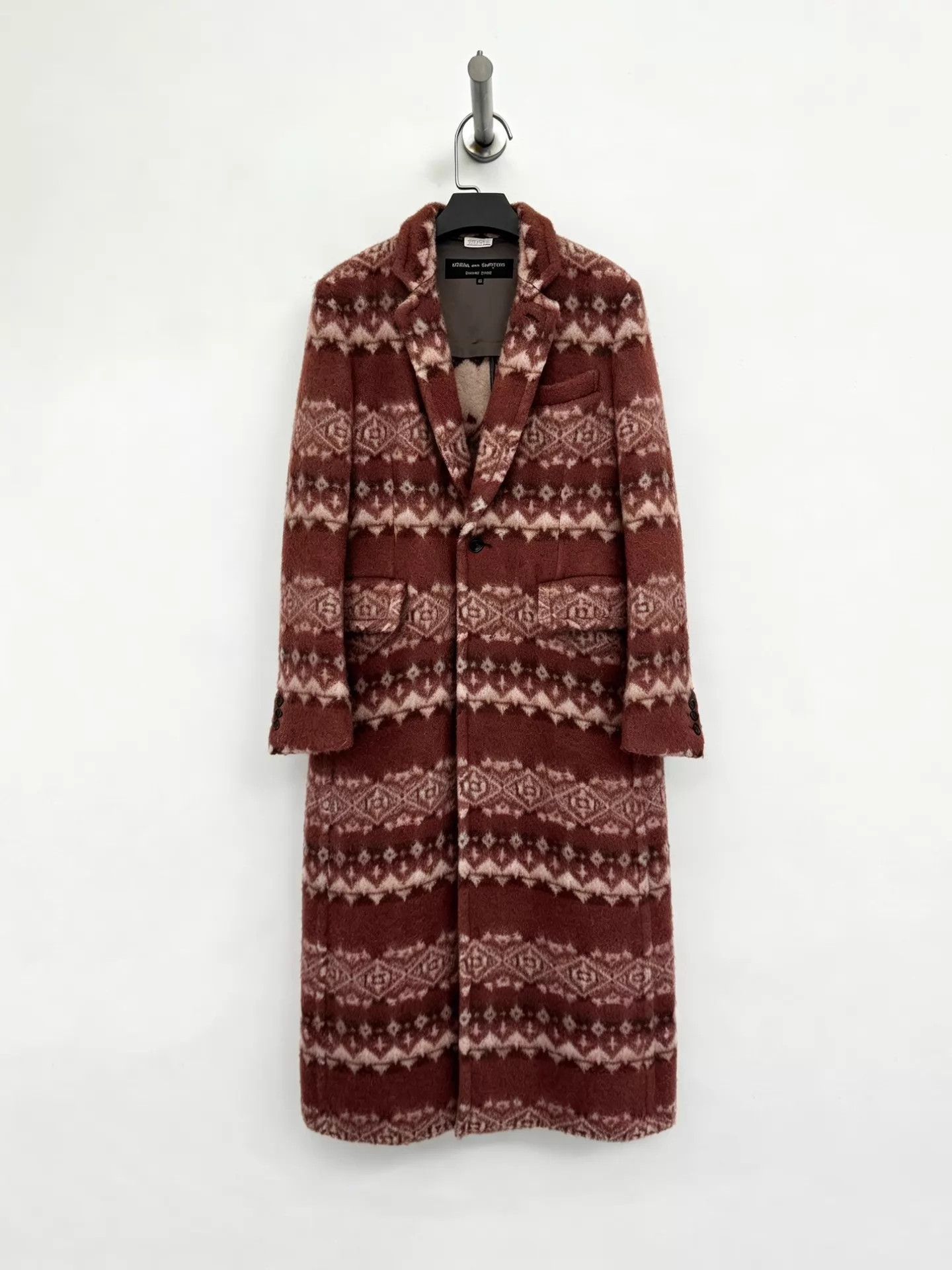 Comme des Garcons COMME des GARCONS 2013AW Runway Alpaca & Raffia Coat XS Size US XS / EU 42 / 0 - 1 Thumbnail