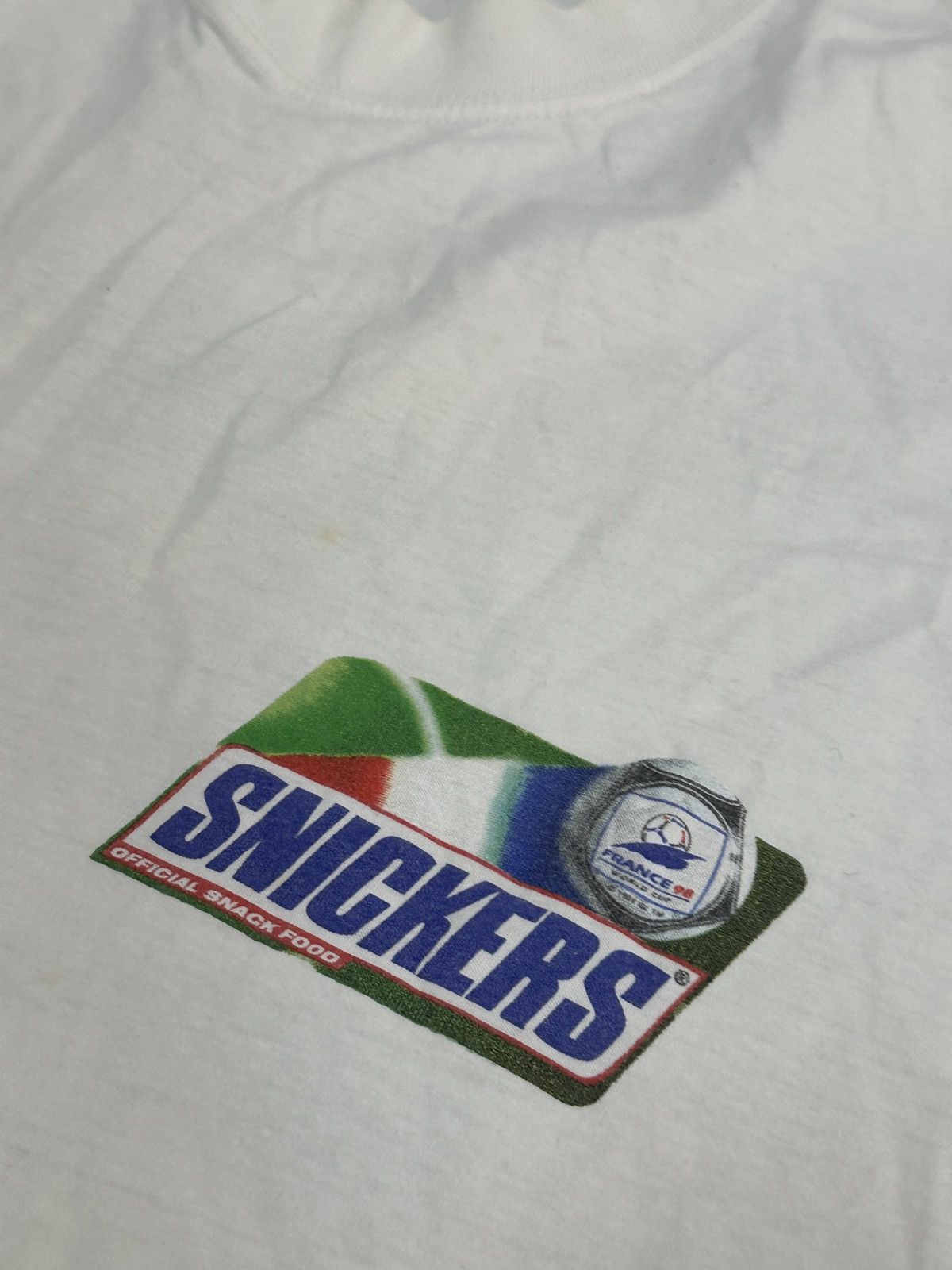 Vintage Vintage Frace 1998 Football World Cup Snickers Very Rare Size US XXL / EU 58 / 5 - 6 Thumbnail