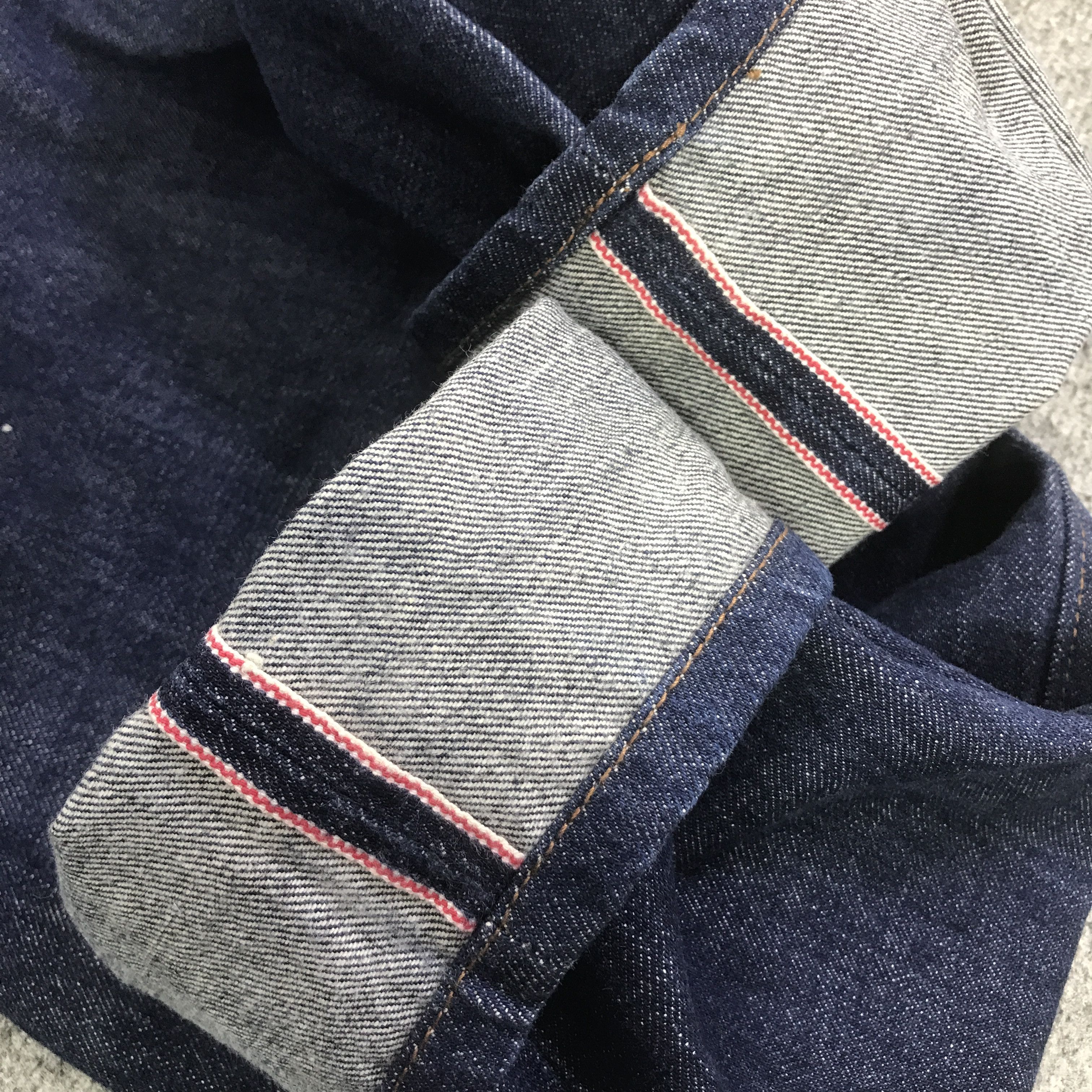 Studio D'Artisan STUDIO D'ARTISAN BLUE DENIM RED LINE DENIM PANTS K130B4 Size US 33 - 14 Thumbnail