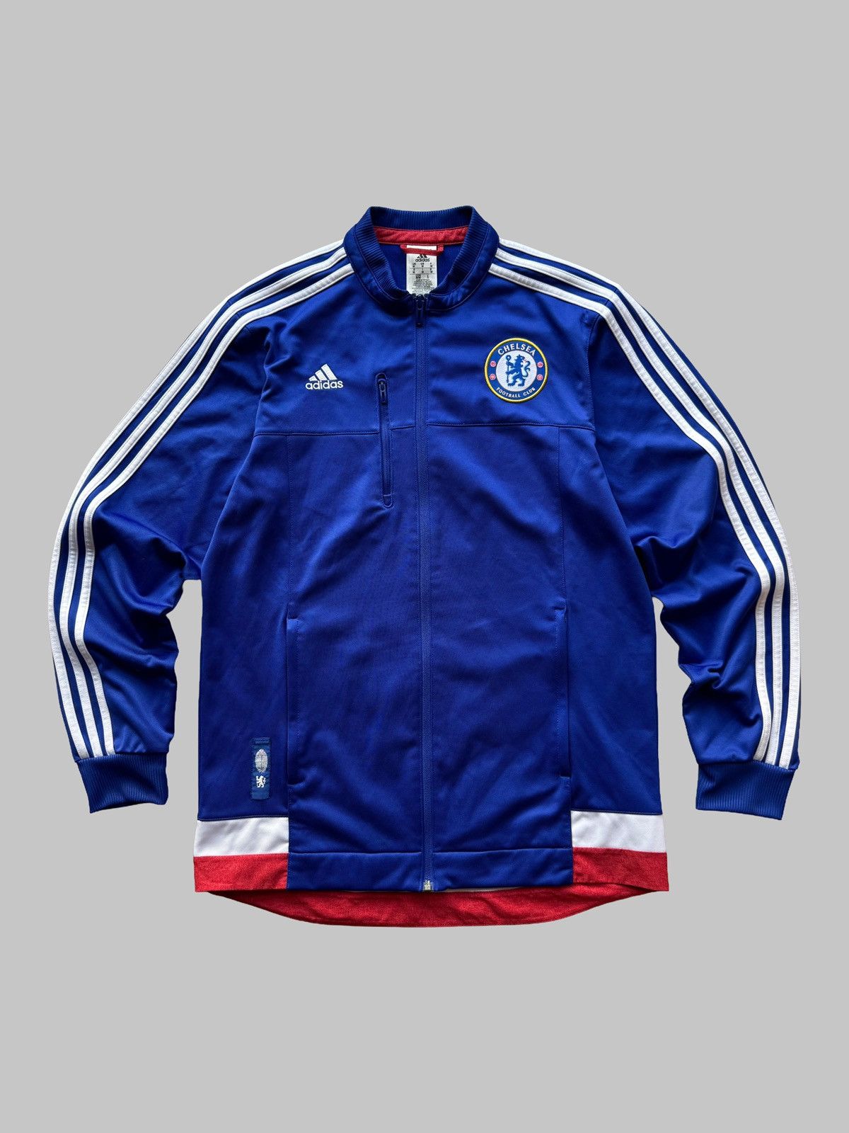 Adidas Adidas Chelsea Football Jacket Soccer Blue Mens Zip Size US M / EU 48-50 / 2 - 1 Thumbnail