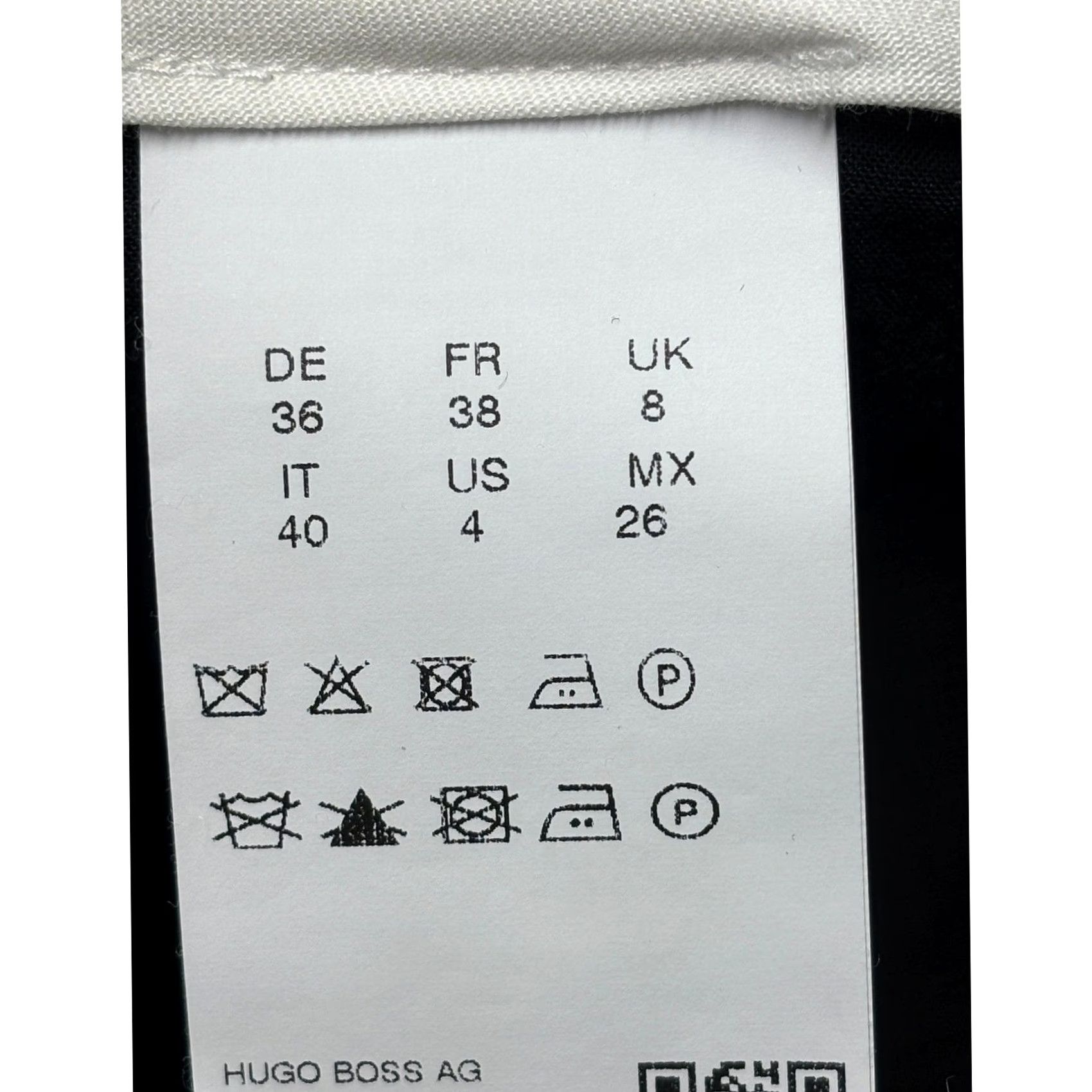 Hugo Boss HUGO BOSS Tamea13 Grey Virgin Wool Micro Check Dress Pants Womens US 4 W32 L32 Size 27" / US 4 / IT 40 - 6 Thumbnail