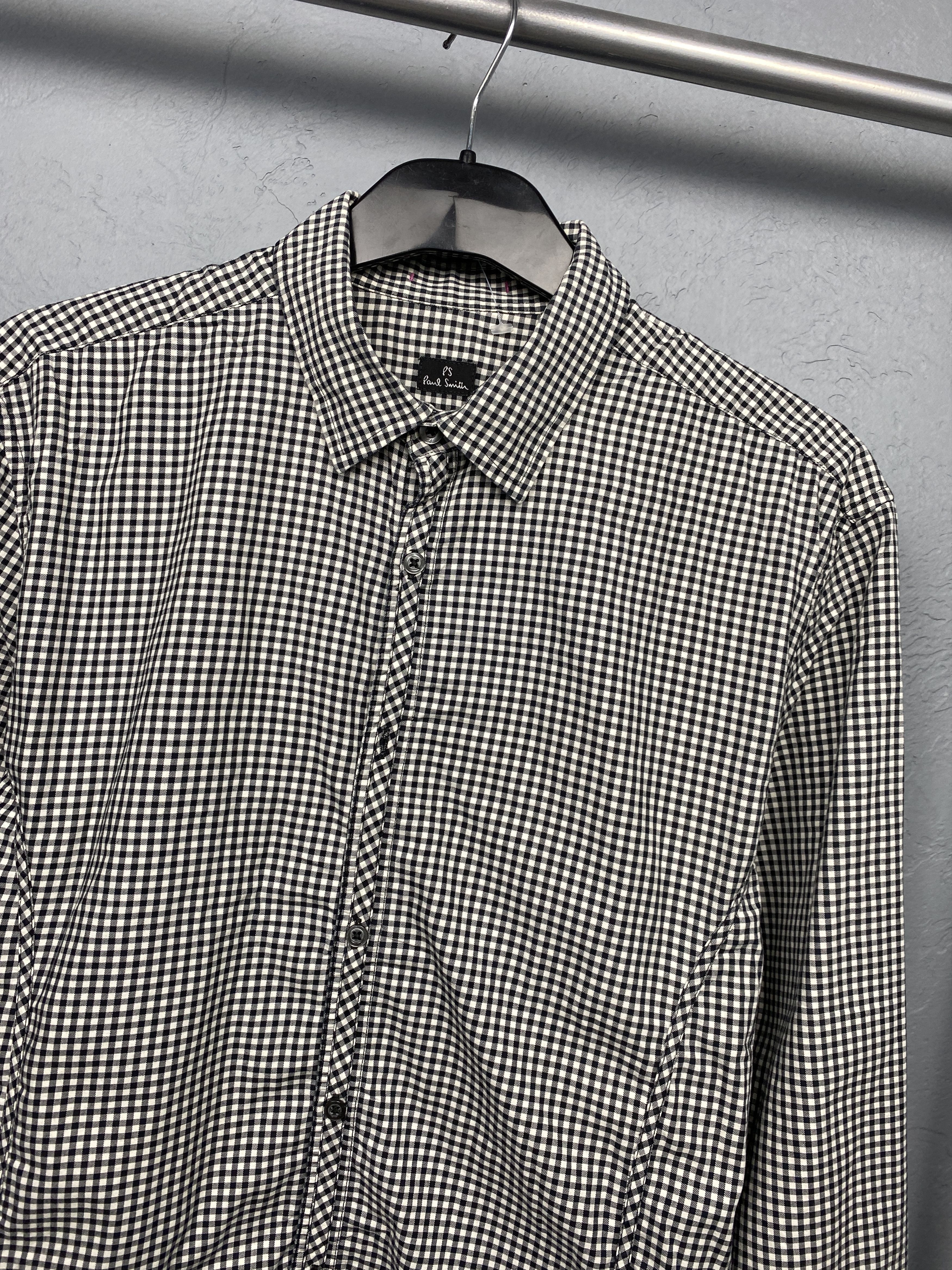 Paul Smith × Vintage Paul Smith London Mens Long Sleeve Shirt Y2K Size US M / EU 48-50 / 2 - 2 Thumbnail