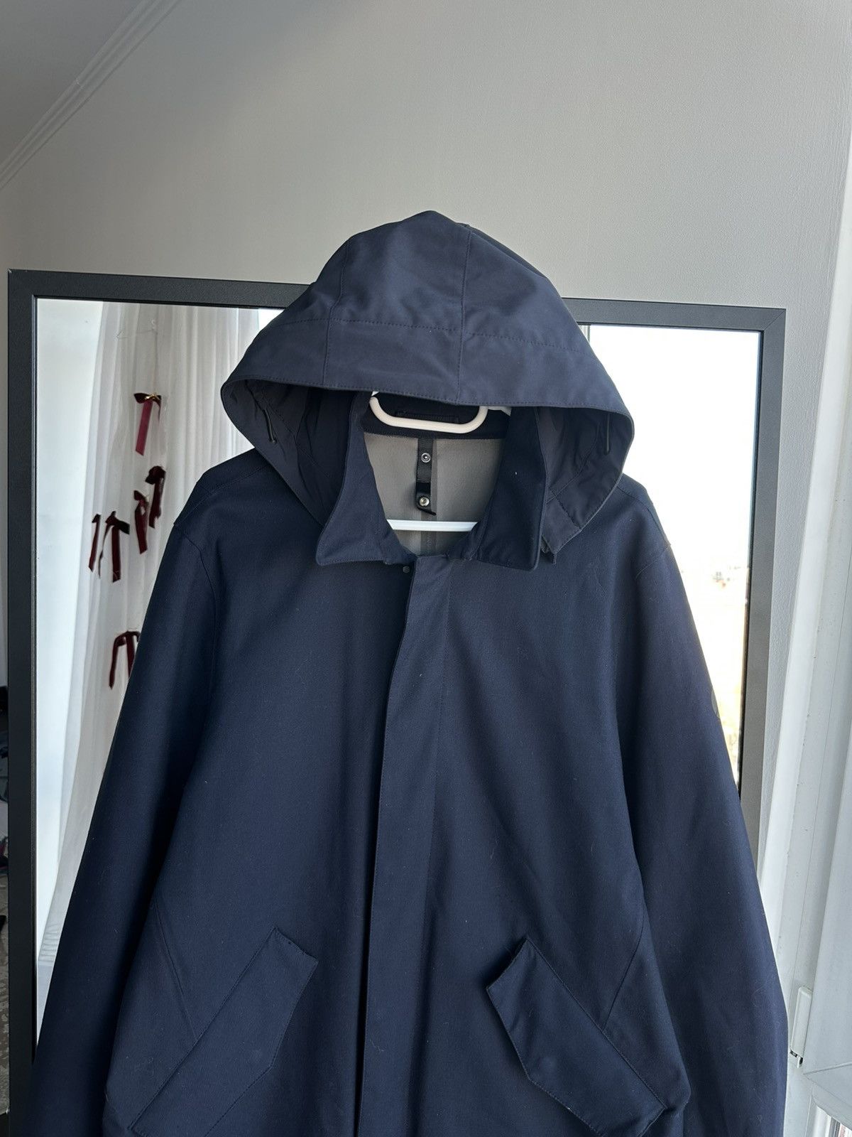 Other People of Shibuya Hachiko Mens Navy Coat Jacket Sz L Size US L / EU 52-54 / 3 - 7 Thumbnail