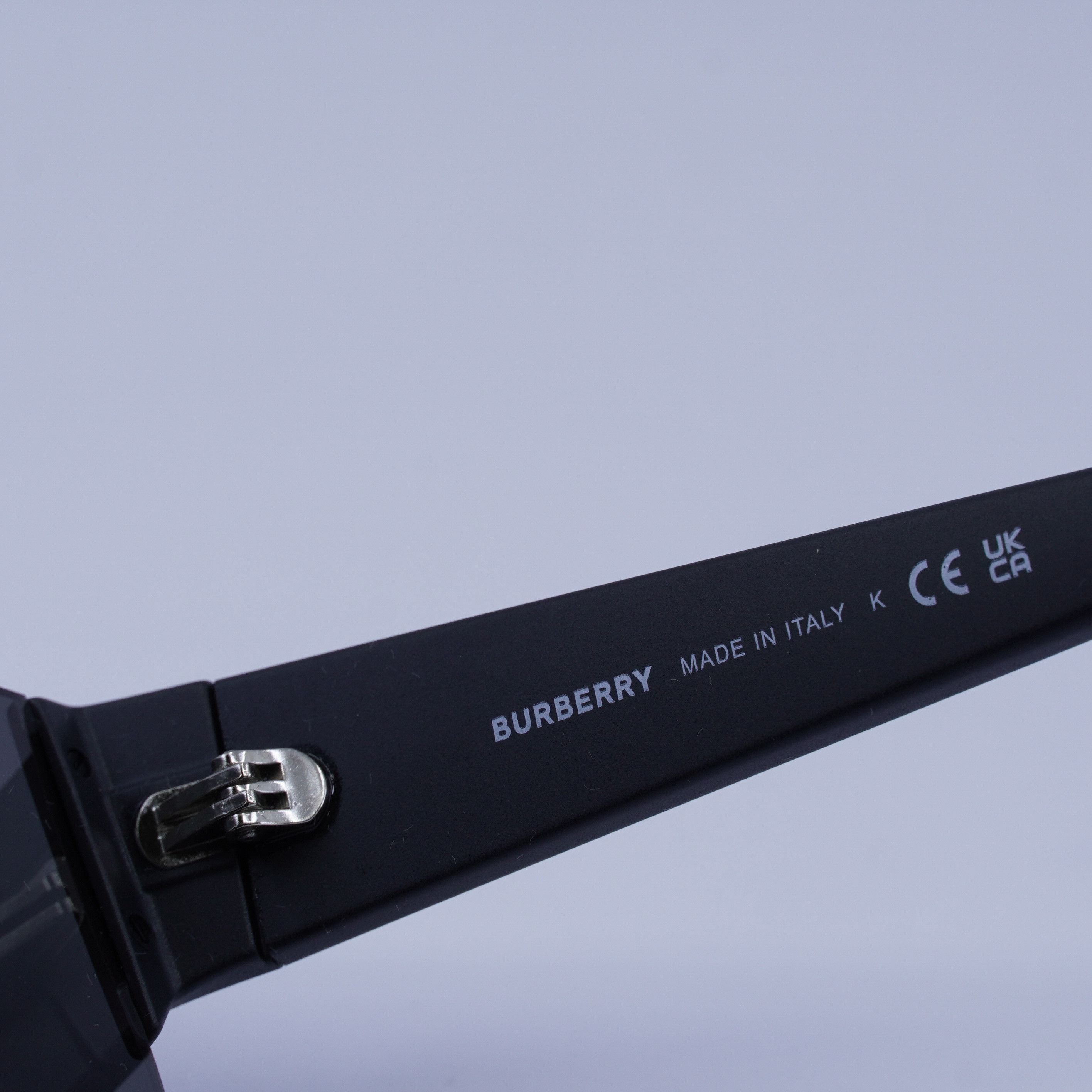 Burberry Burberry BE4291 3464/87 Shield Sunglasses Matte Black Frame Size ONE SIZE - 5 Thumbnail