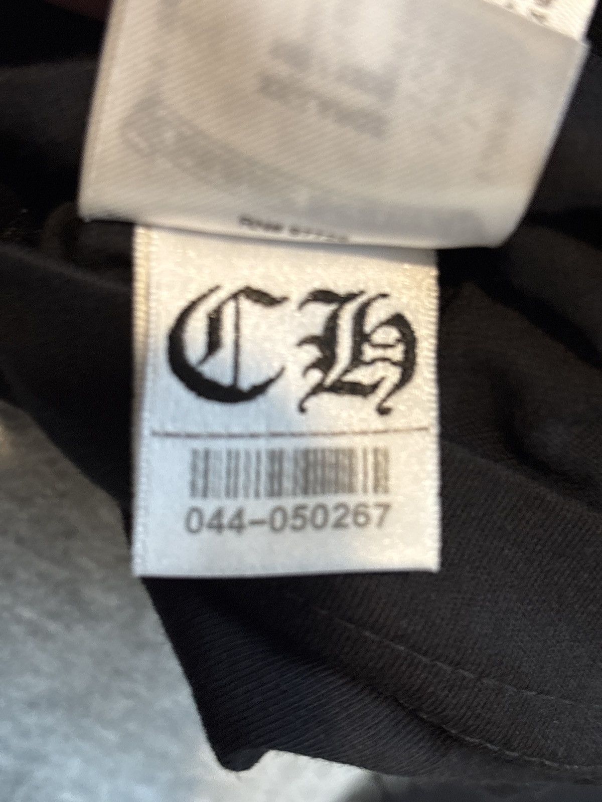 BLACK AND PINK CHROME HEARTS T SHIRT