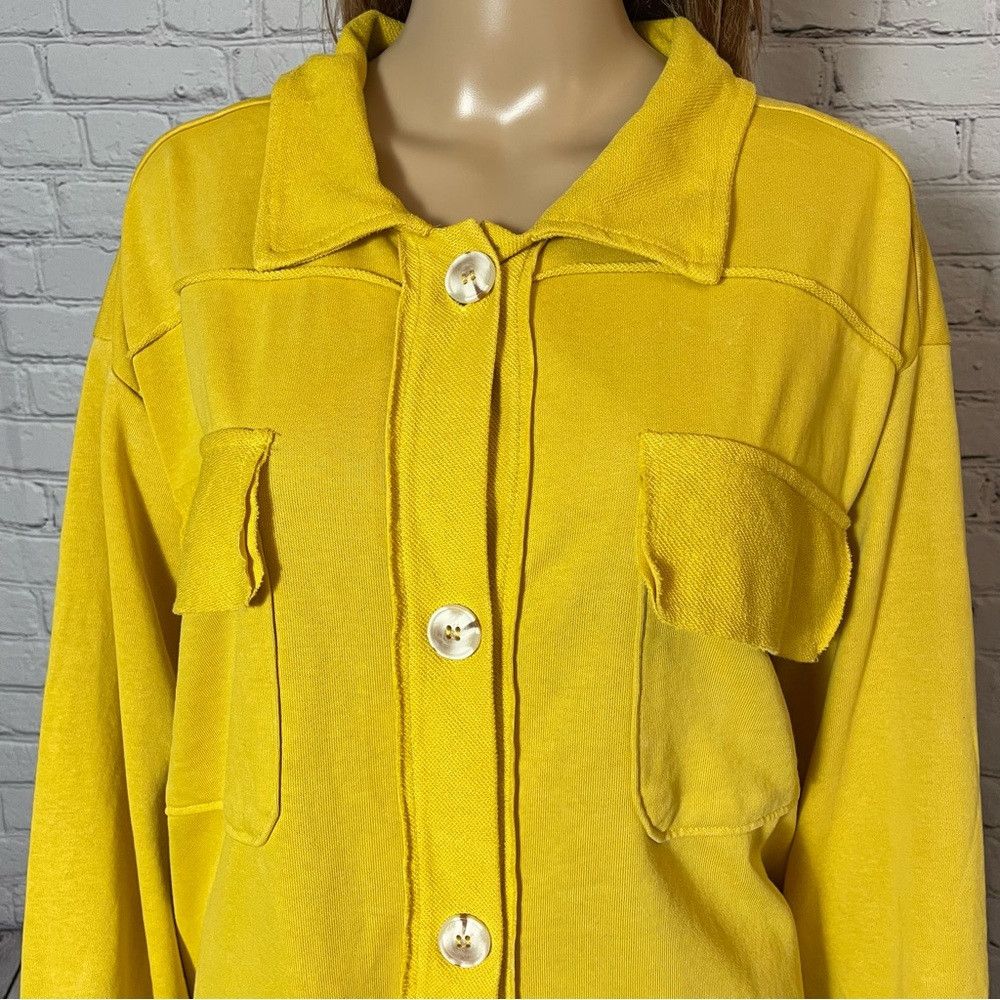 Other New Maurices Golden Aura Cotton Collegiate Shacket Shirt Si Size XXL / US 16-18 / IT 52-54 - 9 Thumbnail
