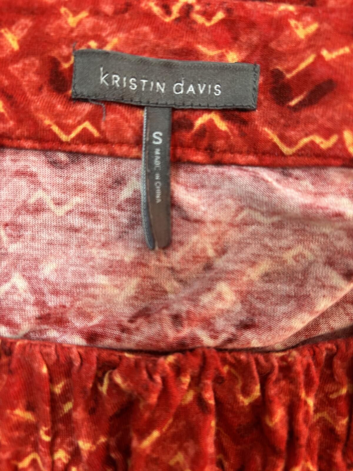 Other Kristin Davis Red Boho Y2K Printed Top Size Small Size S / US 4 / IT 40 - 6 Thumbnail