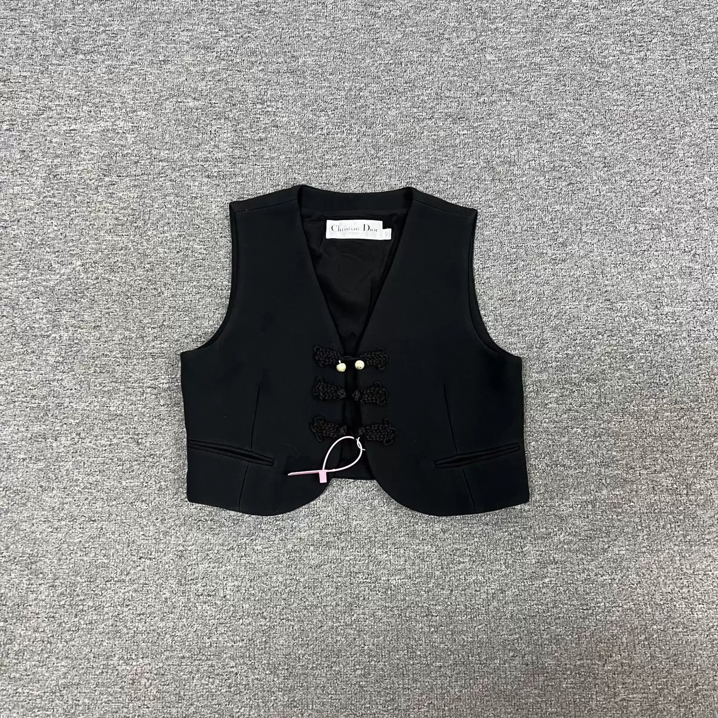 Dior Dior Chinese Frog Button Short Vest 38 99New Size S / US 4 / IT 40 - 1 Thumbnail
