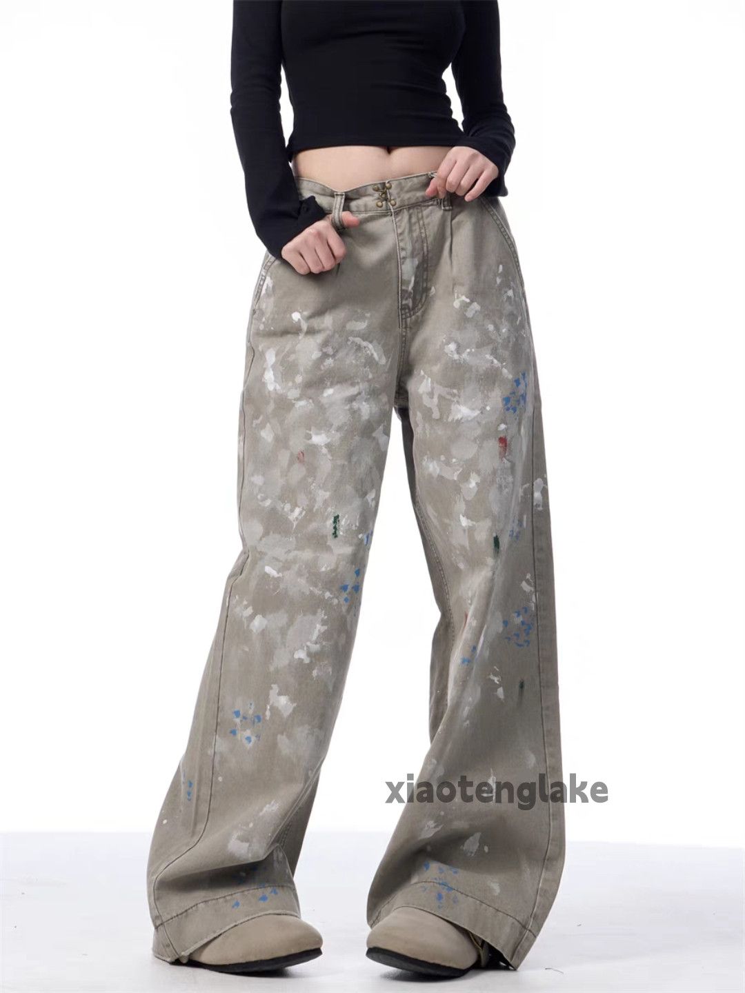Designer × Japanese Brand × Vintage utility workwear unisex washed carpenter paint pants Size US 30 / EU 46 - 2 Thumbnail