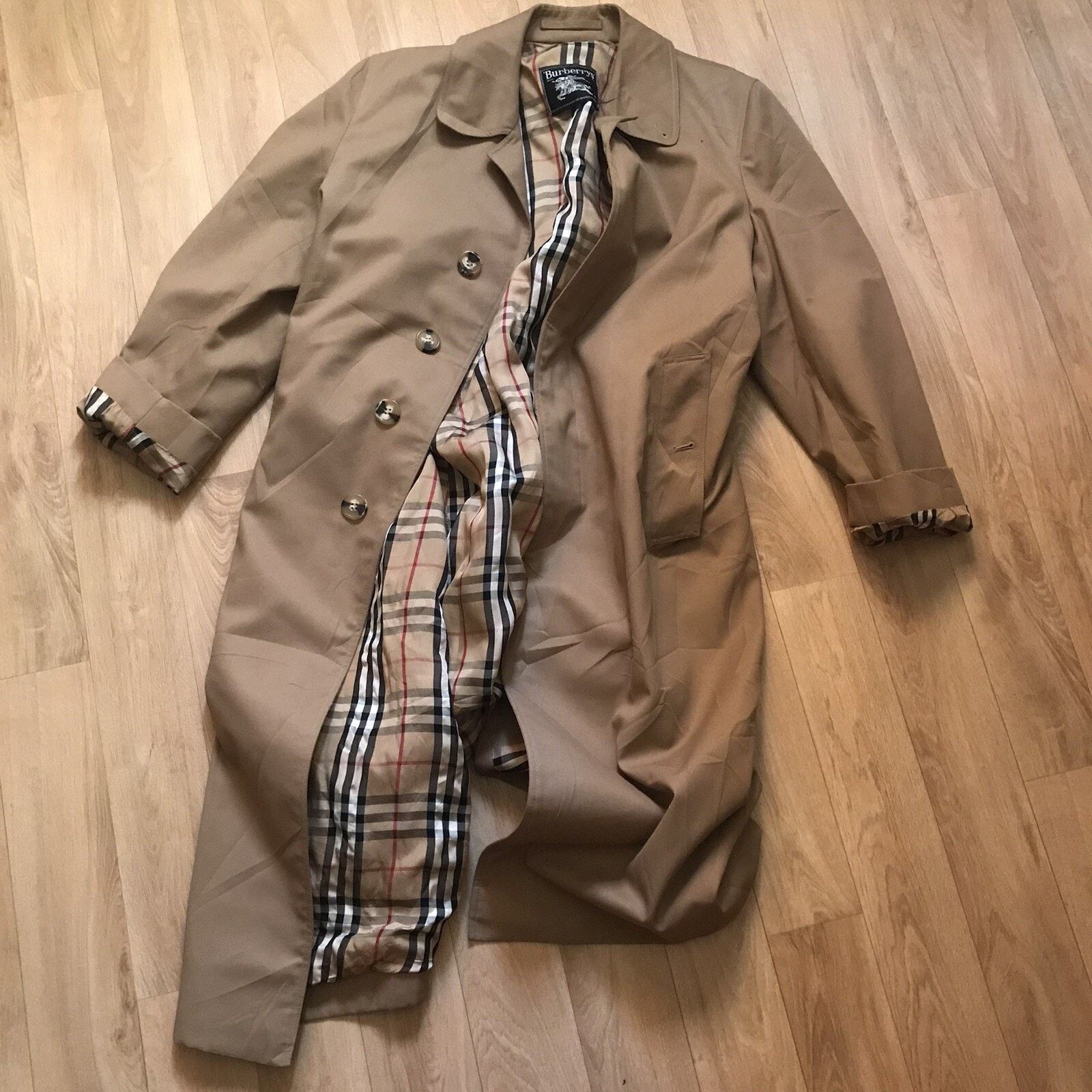 Burberry vintage Burberry Trench Coat winter jacket Nova Check mens Size US M / EU 48-50 / 2 - 1 Thumbnail