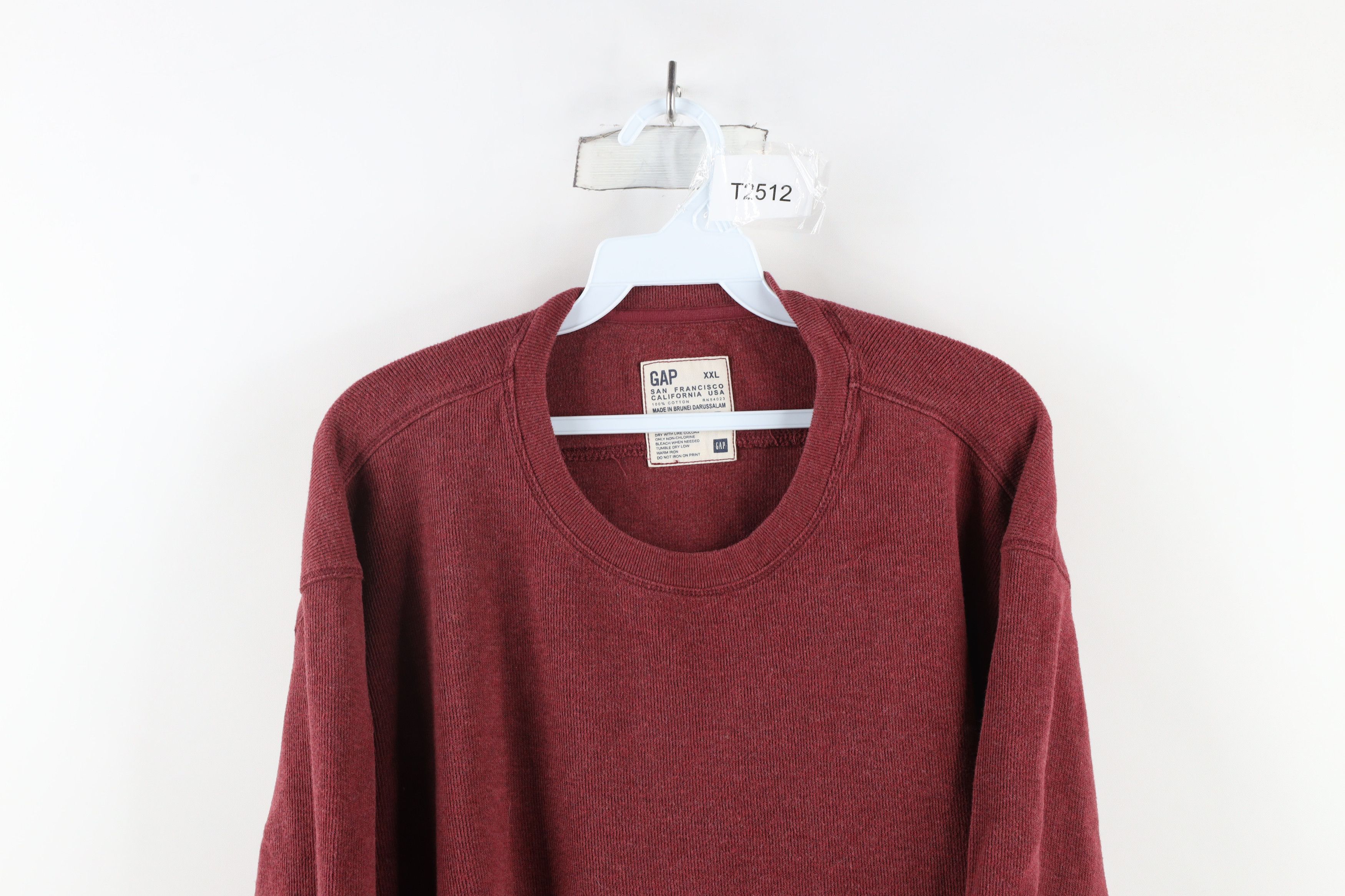 Gap × Vintage Vintage Gap Heavyweight Ribbed Knit Long Sleeve T-Shirt Size US XXL / EU 58 / 5 - 2 Thumbnail
