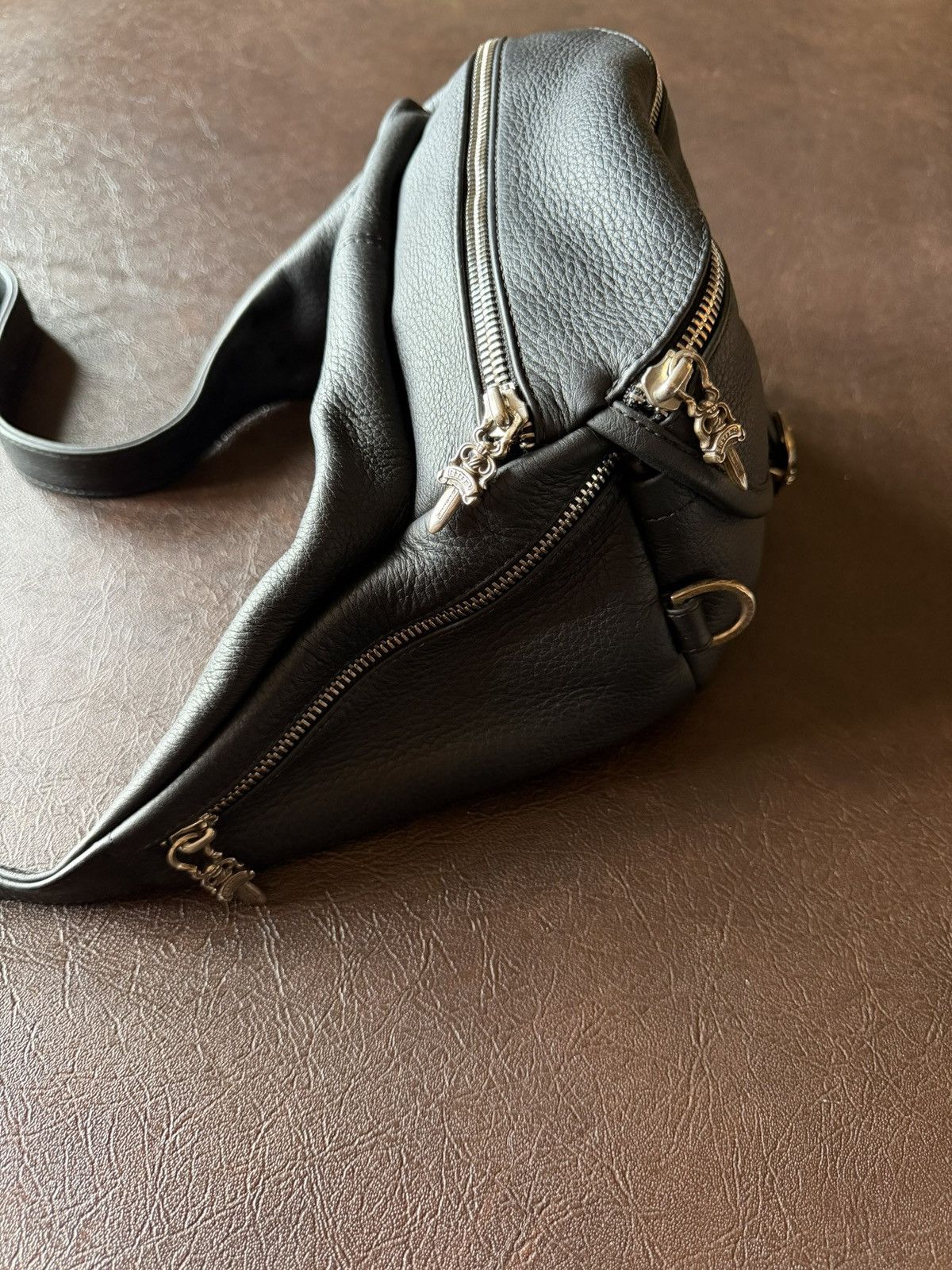 Chrome Hearts Chrome Hearts Leather Snat Pack Bag Size ONE SIZE - 4 Thumbnail