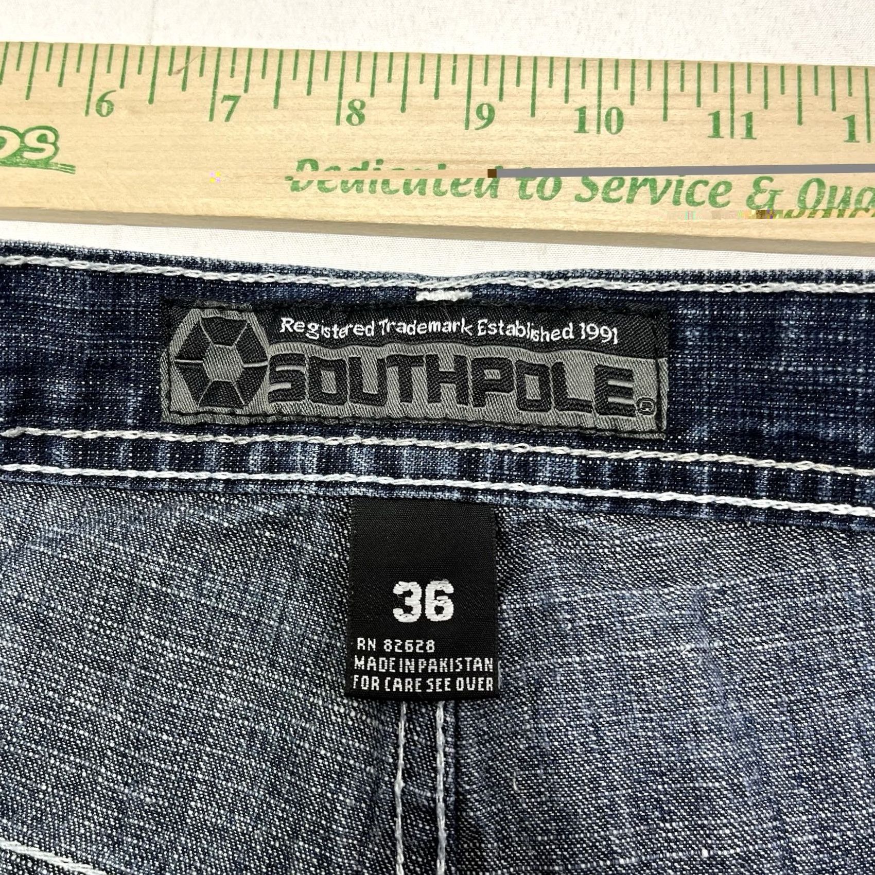 Southpole VINTAGE SOUTHPOLE Jeans 36x31 Y2K Classic Baggy Red Tab Denim Skater Hip Hop Mens Size US 36 / EU 52 - 7 Thumbnail
