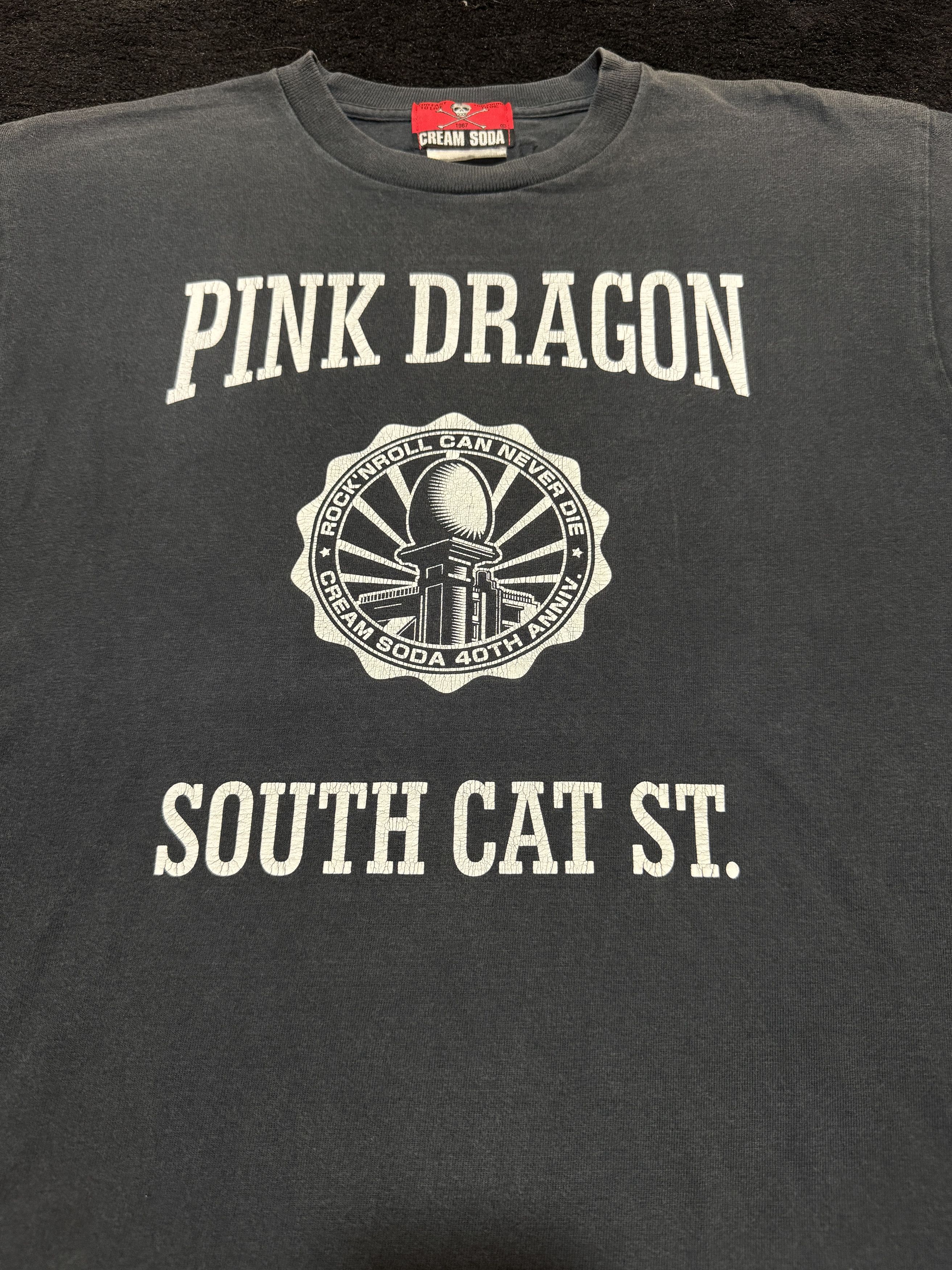 Vintage Vintage Cream Soda Pink Dragon 40th Anniversary T shirt Size US M / EU 48-50 / 2 - 3 Thumbnail