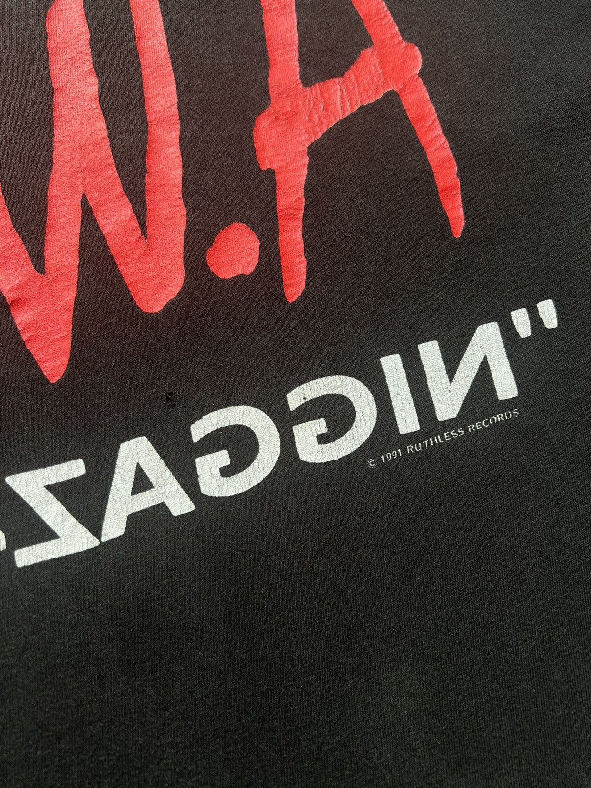Rap Tees VTG ‘90s NWA “Niggaz4life” Rap Tee Shirt Ice Cube Eazy E Size US L / EU 52-54 / 3 - 5 Thumbnail