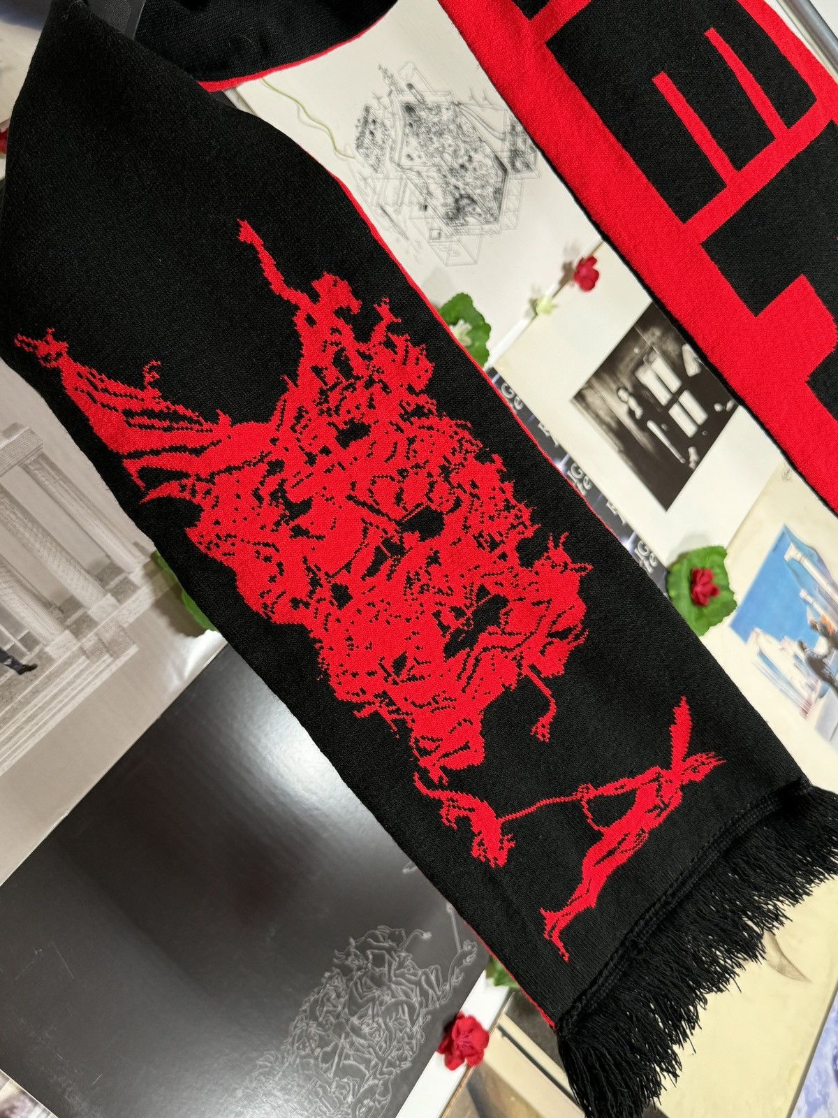 Drain Gang × Sad Boys Yung Lean 2018 Stranger Tour Scarf Size ONE SIZE - 2 Thumbnail