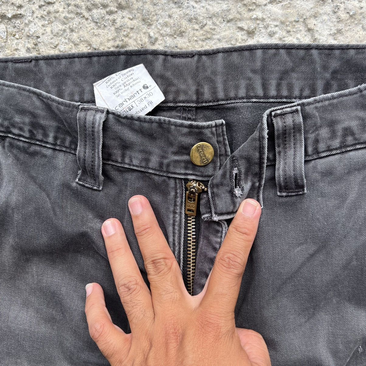 Carhartt Vintage Carhartt Carpenter Black Pants Size US 38 / EU 54 - 6 Thumbnail