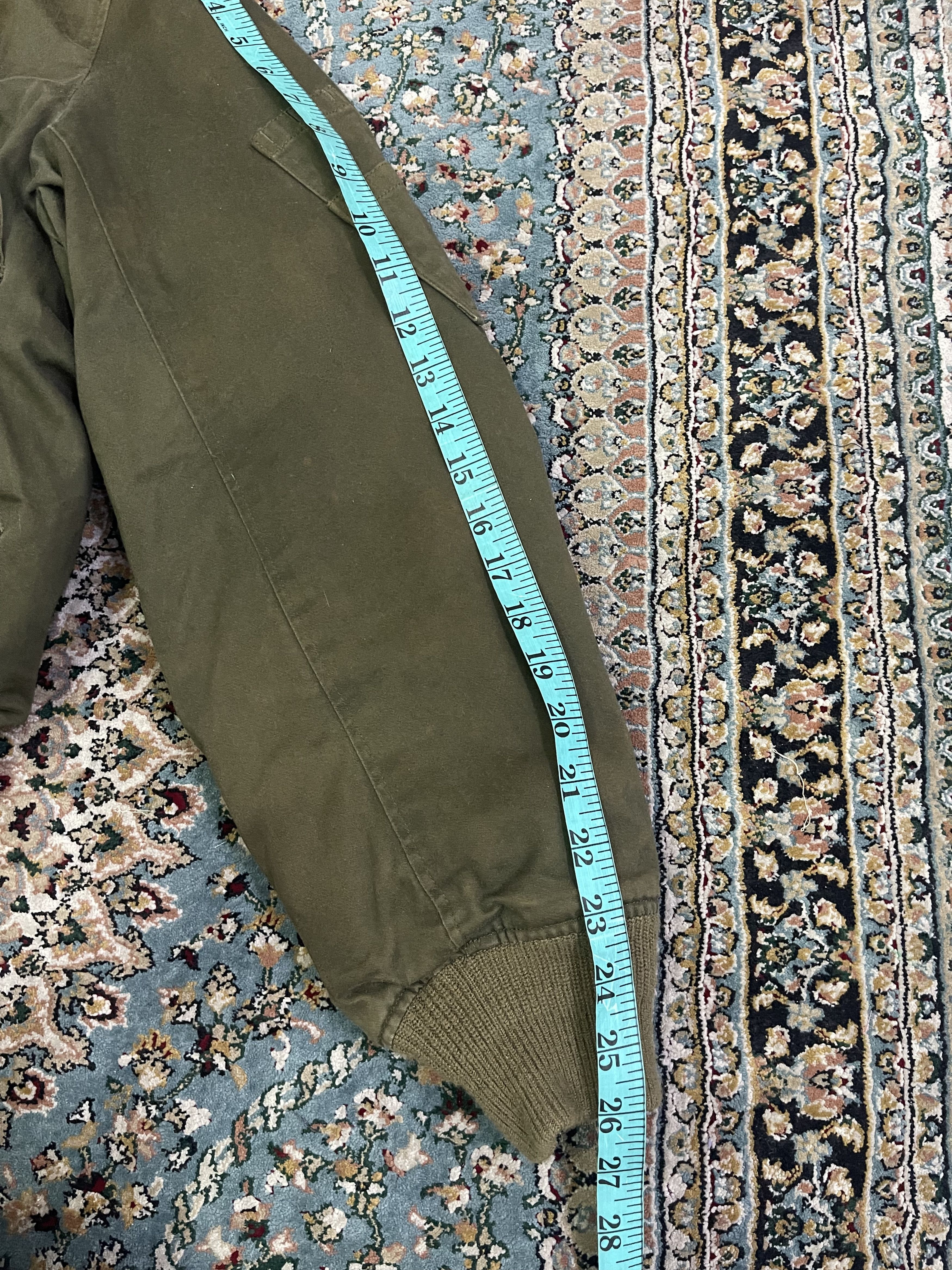 Swagger Swagger B-15 Bomber Sherpa Shearling Olive Flight Jacket Size US L / EU 52-54 / 3 - 10 Thumbnail