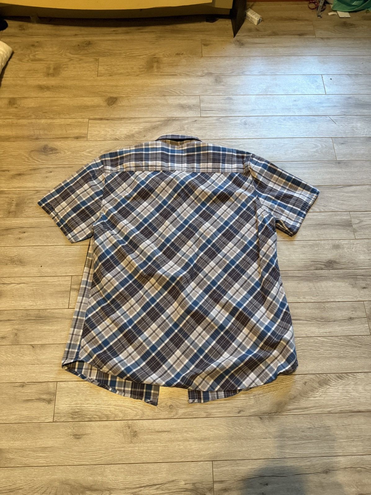 Ecko Unltd. ecko unltd blue and grey checkered shirt Size US XL / EU 56 / 4 - 2 Thumbnail
