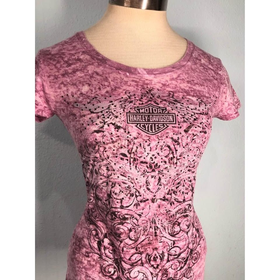 Harley Davidson Harley Davidson Shirt Small Women Like New, Elastic Fabric Size S / US 4 / IT 40 - 2 Thumbnail