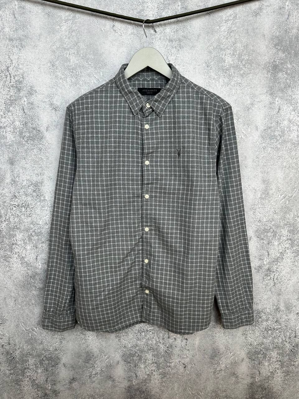 Allsaints AllSaints Yari Shirt Muted Check Flannel Melange Effect LS Size US M / EU 48-50 / 2 - 1 Thumbnail