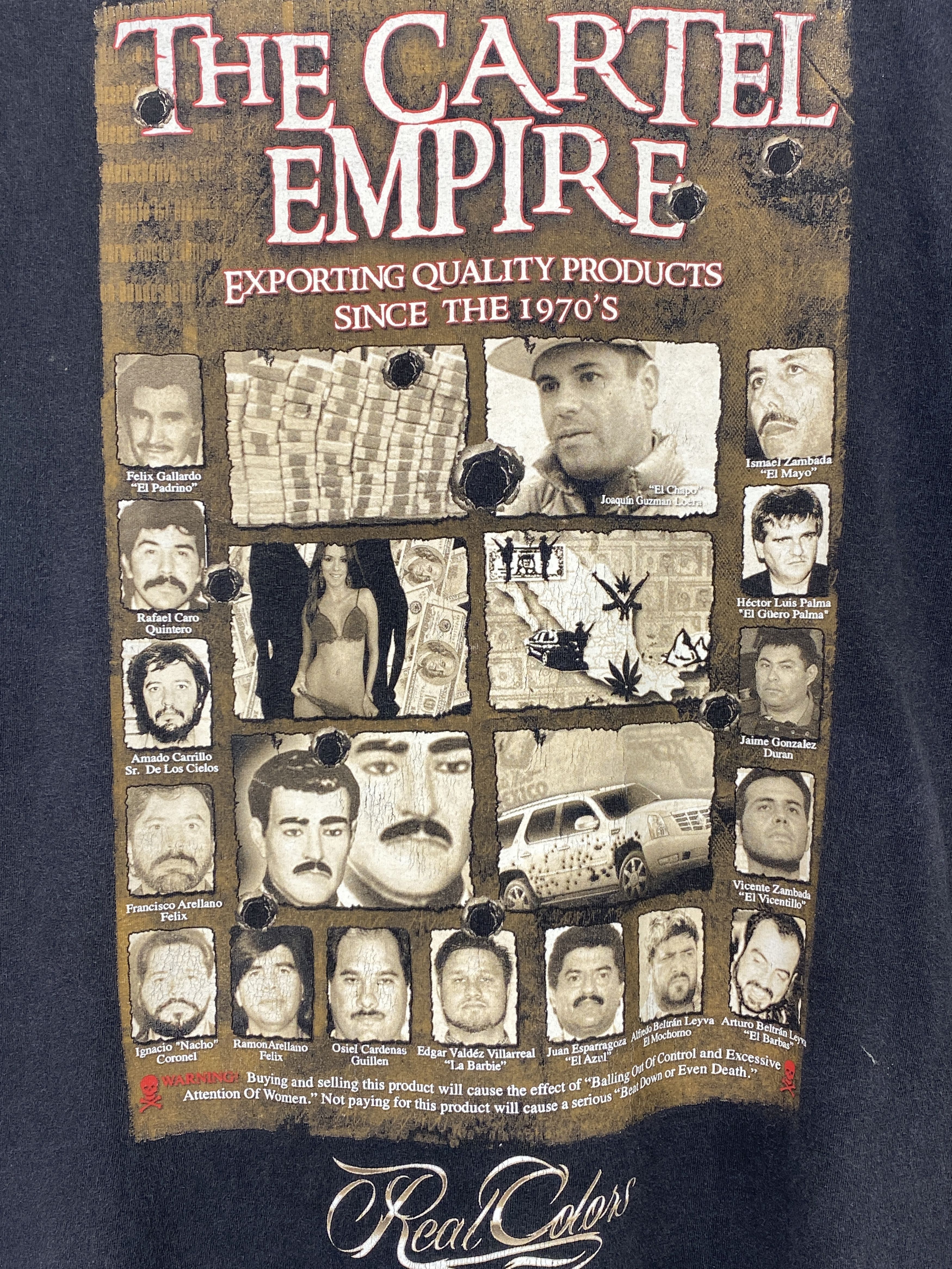 Rap Tees Vintage 90s The Cartel Empire Gengster Tshirt Size US L / EU 52-54 / 3 - 6 Thumbnail