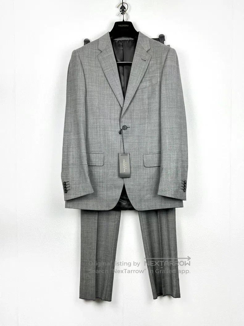 Valentino Valentino Men's wool suit set Size 50S - 3 Thumbnail