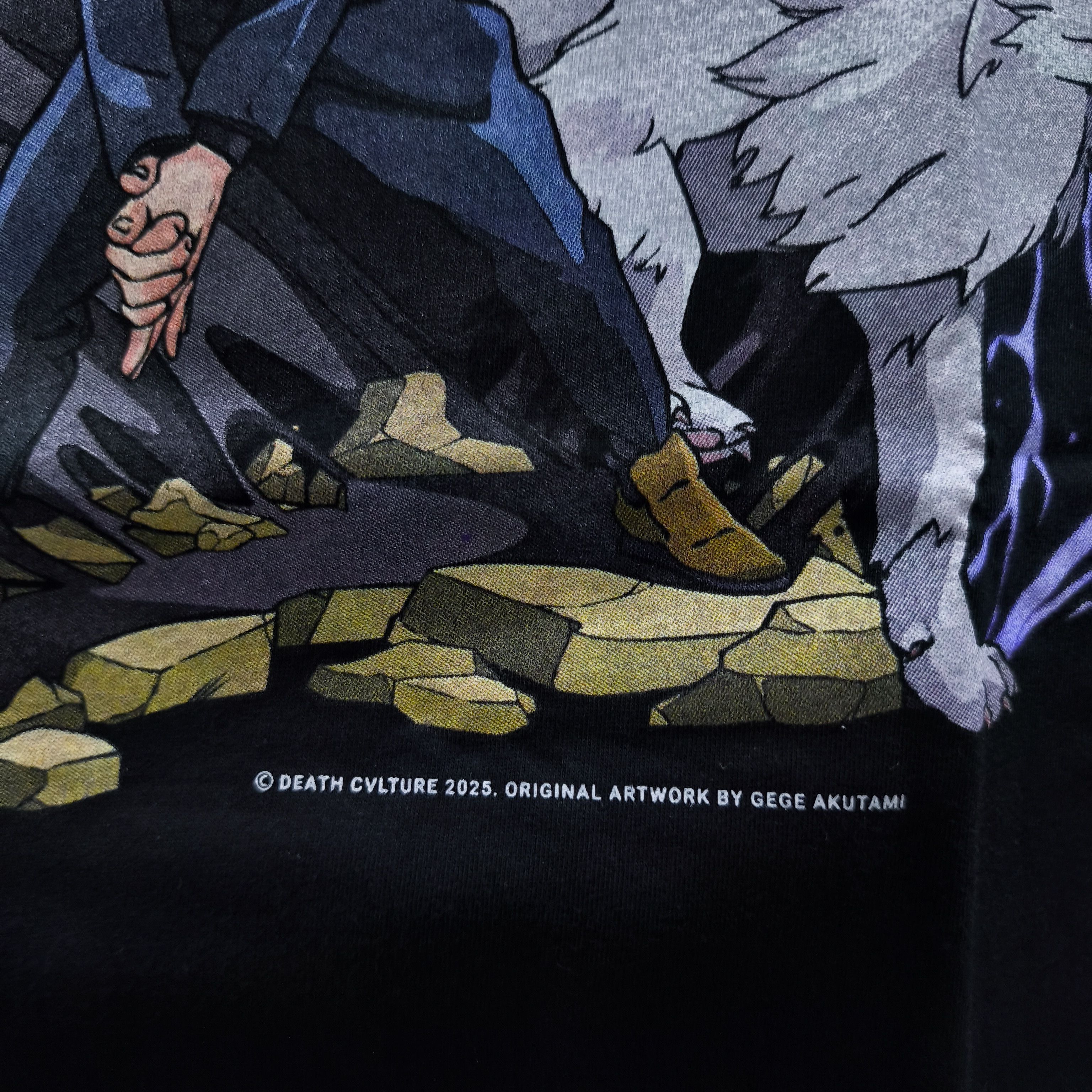 Anime Jujutsu Kaisen Megumi Fushiguro T-shirt Size US XL / EU 56 / 4 - 6 Thumbnail
