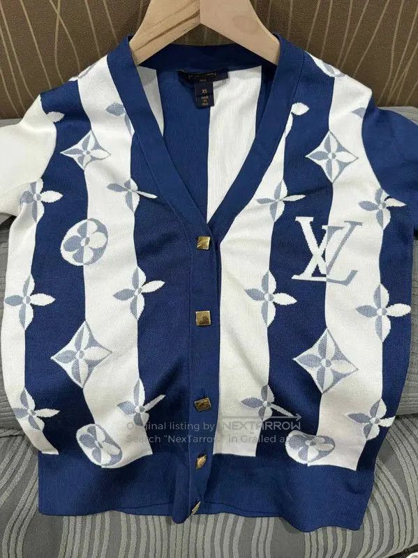 Louis Vuitton Louis Vuitton Multicolor Silk Cardigan for Women . Size XS / US 0-2 / IT 36-38 - 3 Thumbnail