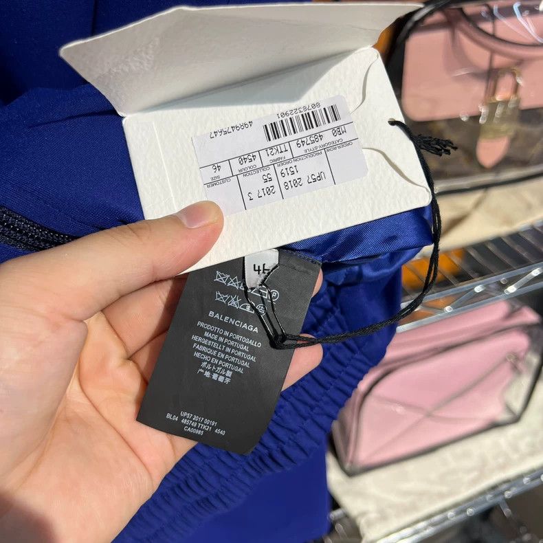 Balenciaga Balenciaga Blue-purple jacket coat Size US S / EU 44-46 / 1 - 2 Thumbnail