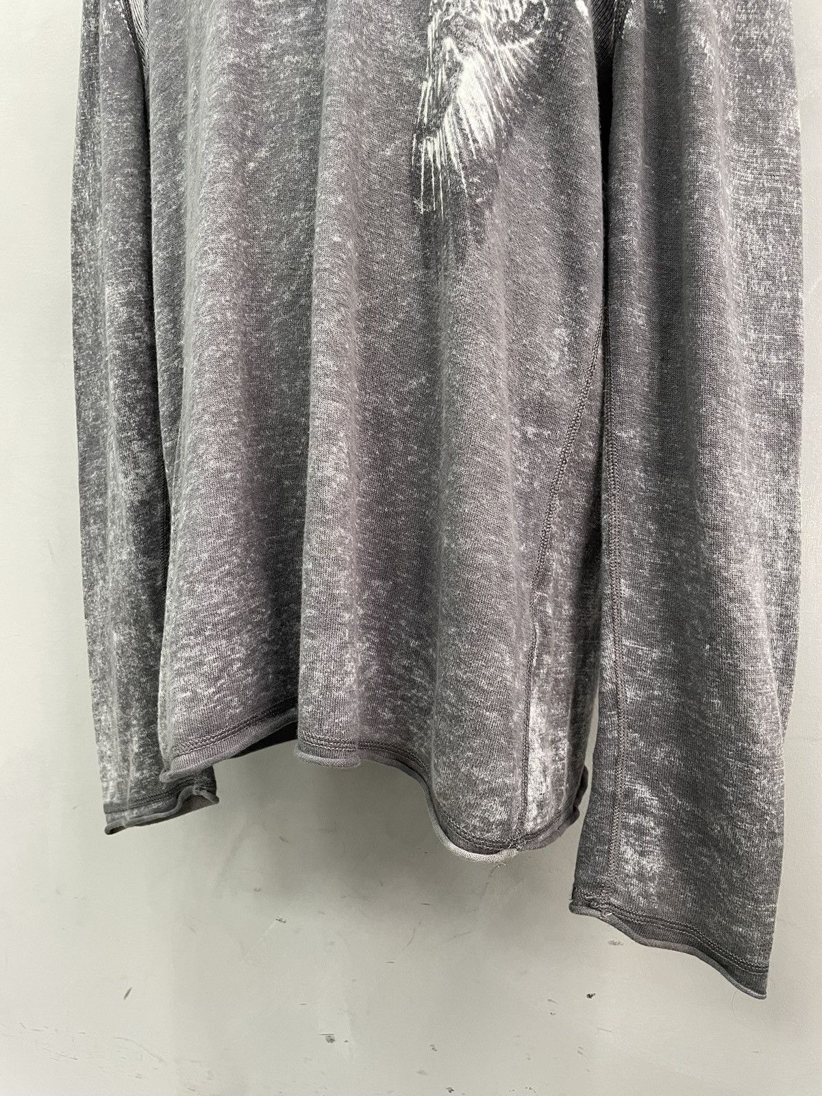 Armani Exchange Armani Exchange grey eagle print Y2K washed longsleeve Size US M / EU 48-50 / 2 - 4 Thumbnail