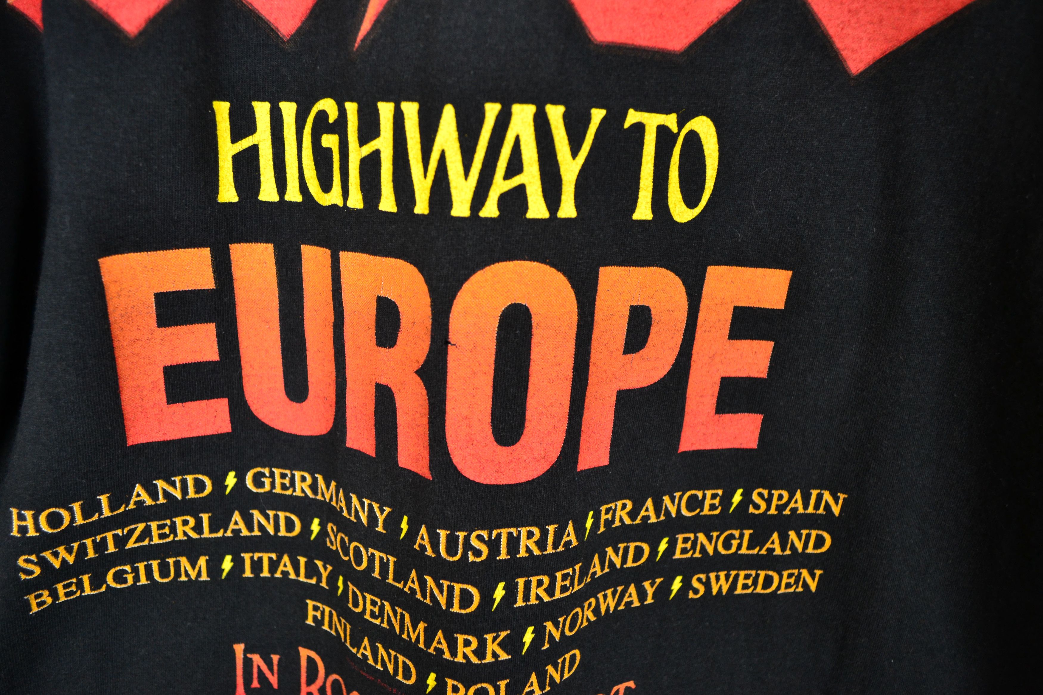 AC/DC AC/DC Highway to Europe Tour 2010 Band Tee Size US L / EU 52-54 / 3 - 7 Thumbnail