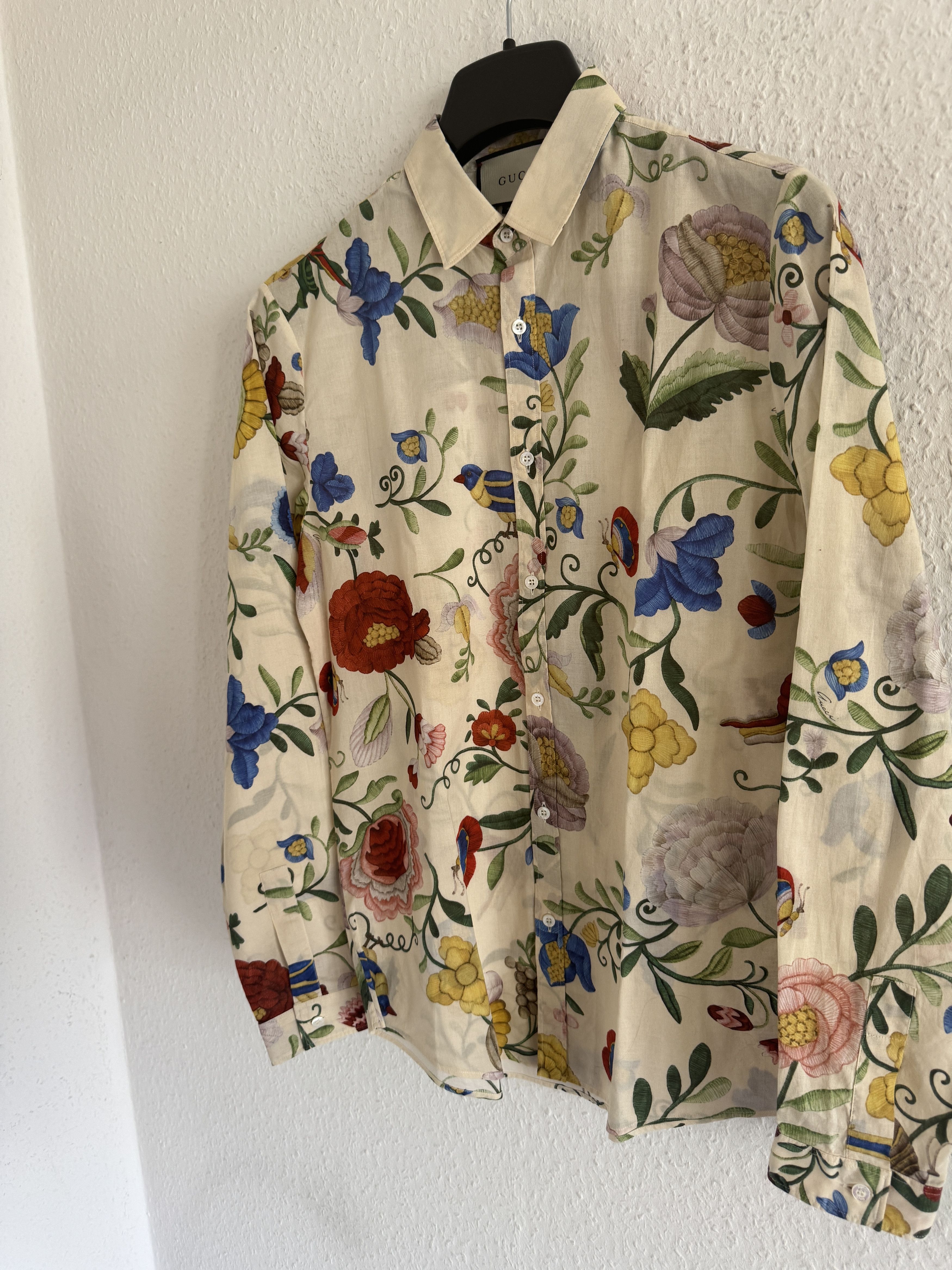 Gucci Duke Floral Button-Up Shirt Size US M / EU 48-50 / 2 - 5 Thumbnail