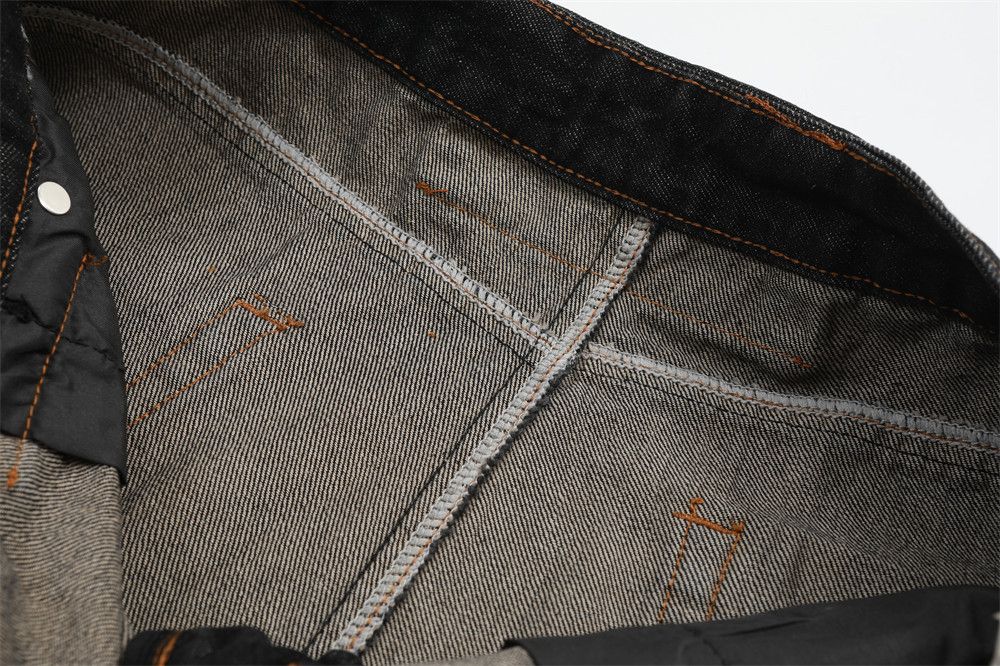 Japanese Brand × Jean Men's trendy patchwork workwear scimitar jeans Size US 32 / EU 48 - 5 Thumbnail