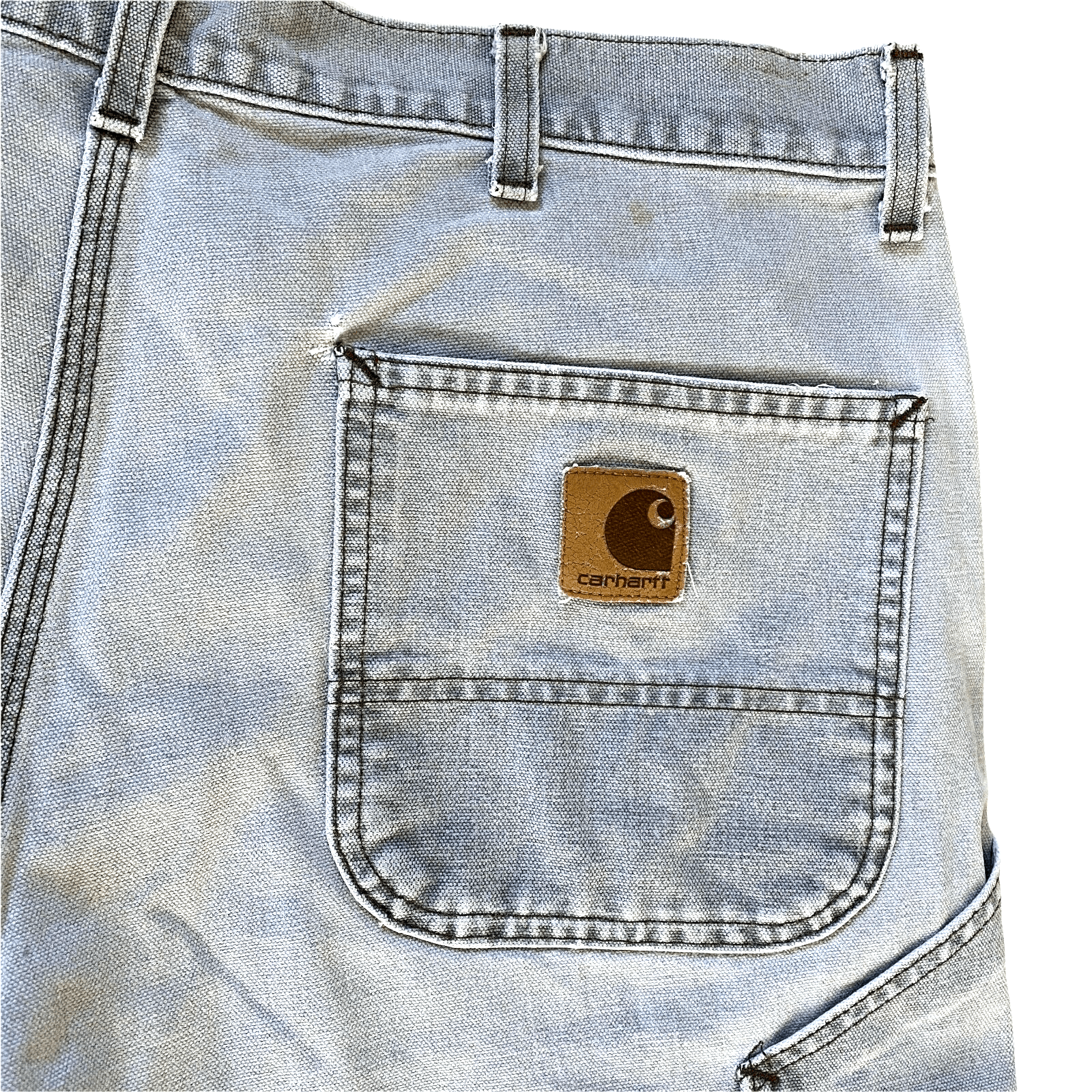 Carhartt Vintage Carhartt Dungaree Jeans Distressed Grey Denim Size US 36 / EU 52 - 8 Thumbnail