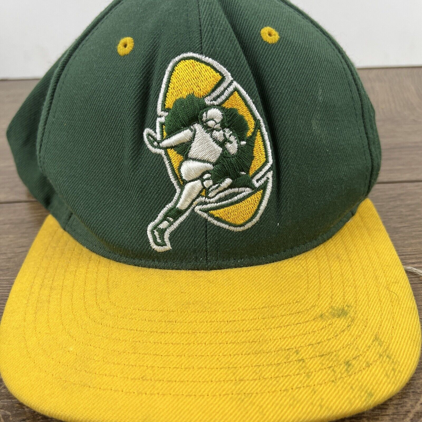 Mitchell & Ness Vintage Green Bay Packers Hat Green Hat Snapback Adjustable Size ONE SIZE - 7 Thumbnail