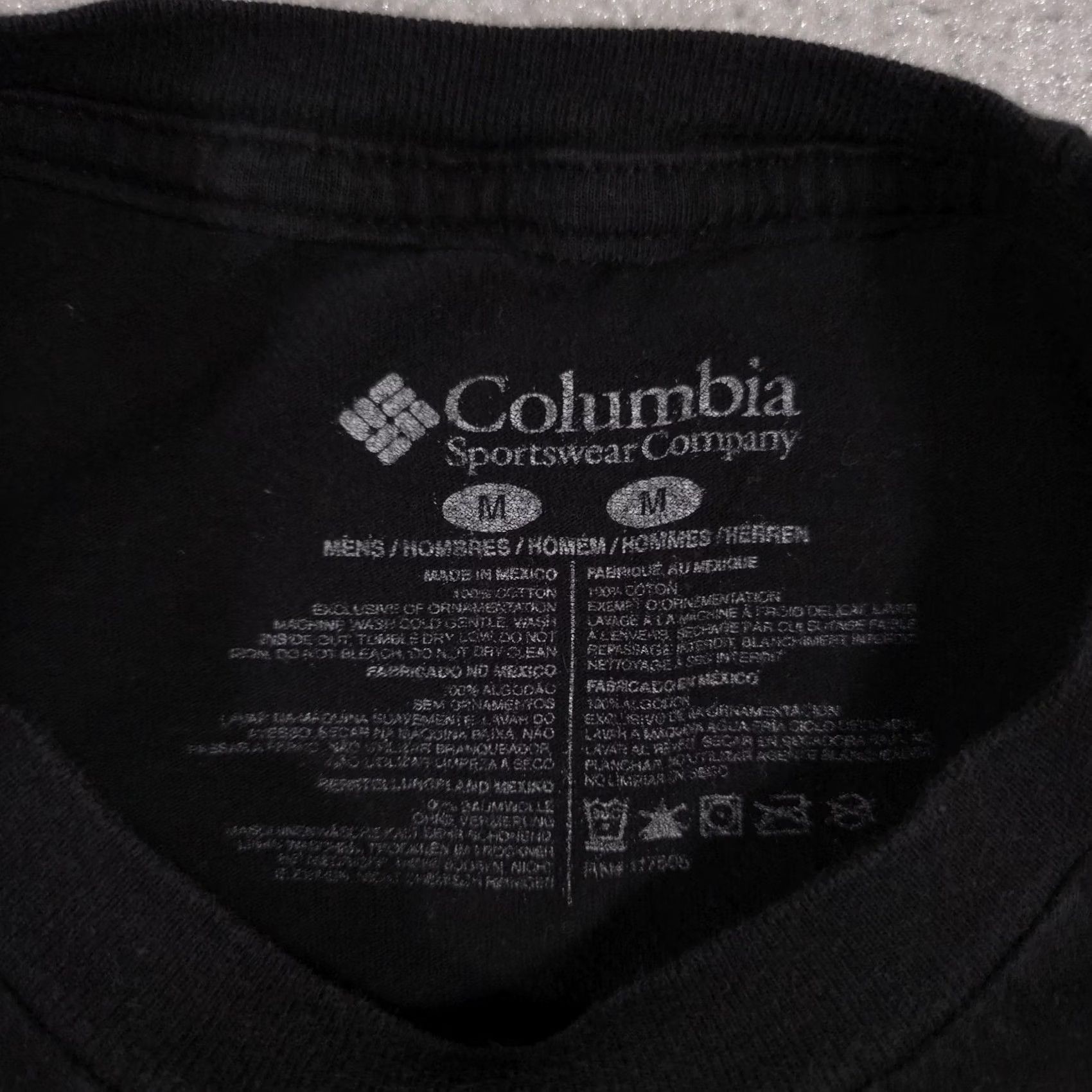 Vintage Columbia Shirt Mens Medium Black Sunset Gradient Logo Tee Short Sleeve Outdoors Size US M / EU 48-50 / 2 - 5 Thumbnail