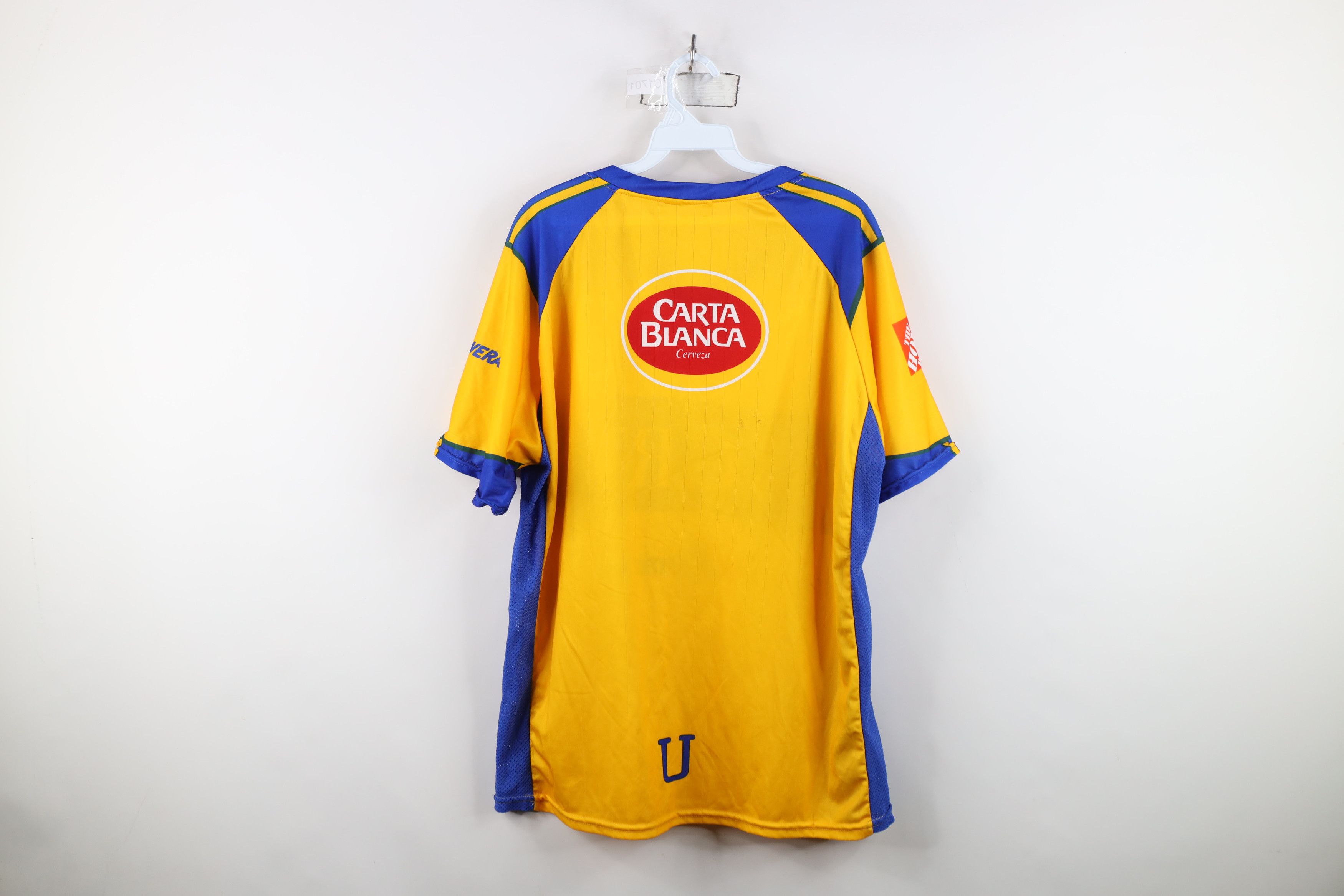 Vintage Vintage MX Mexico Tigres UANL Soccer Jersey Football Yellow Size US XL / EU 56 / 4 - 13 Thumbnail