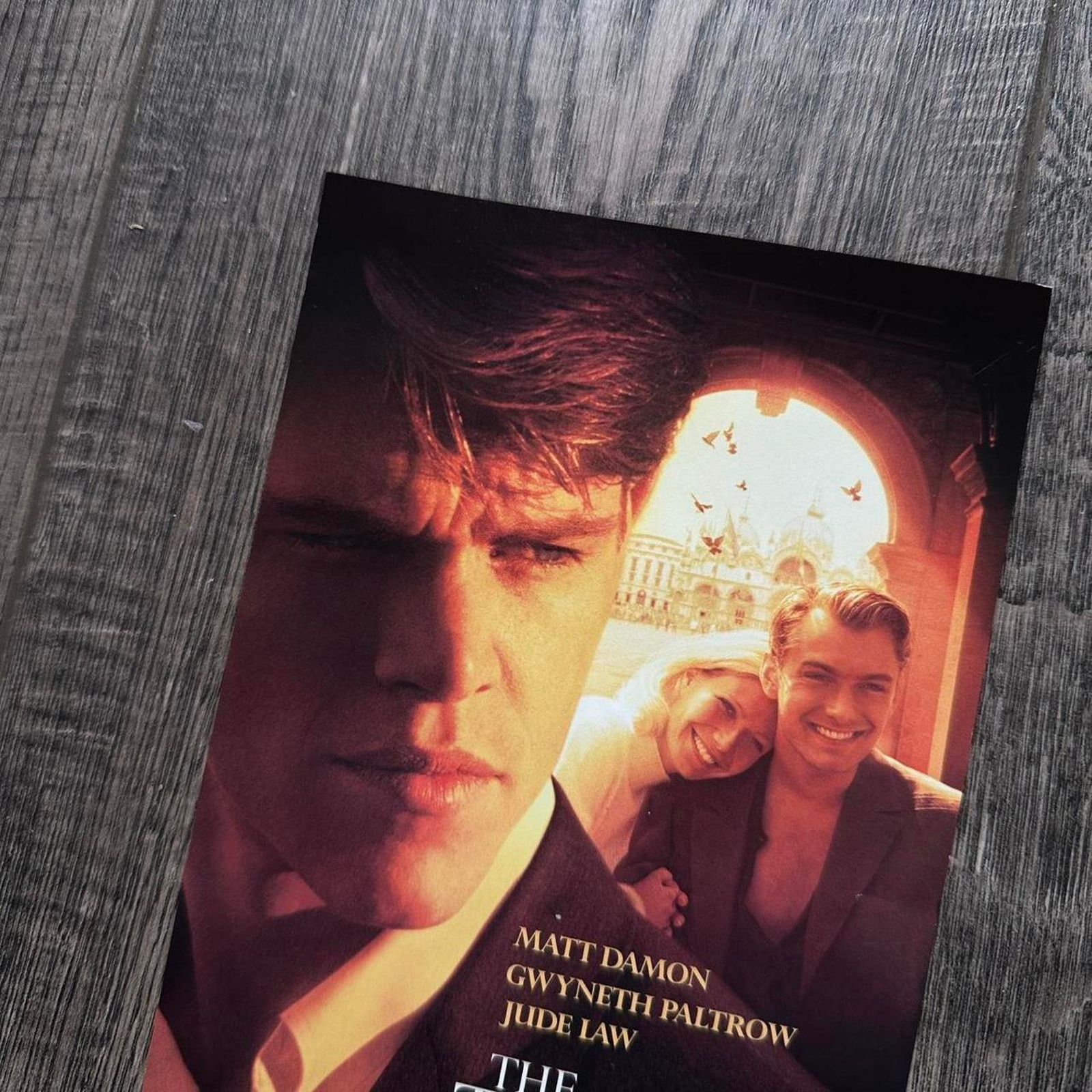 Vintage Vintage The Talented Mr Ripley Mini Movie Promo DVD Poster Size ONE SIZE - 3 Thumbnail
