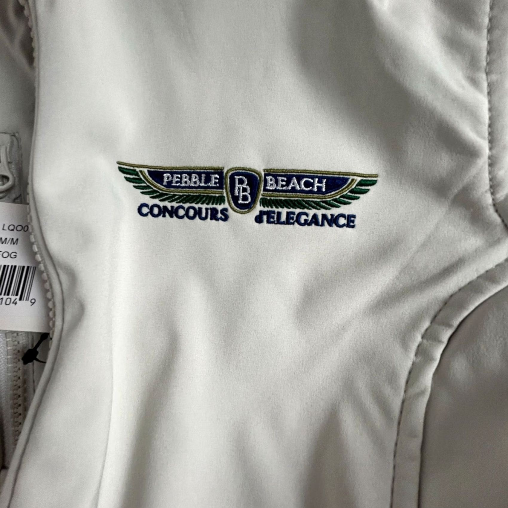 Vintage Pebble Beach Clique Womens Telemark Concourse d'Elegance Softshell Jacket Medium Gray Full-Zip Size M / US 6-8 / IT 42-44 - 5 Thumbnail