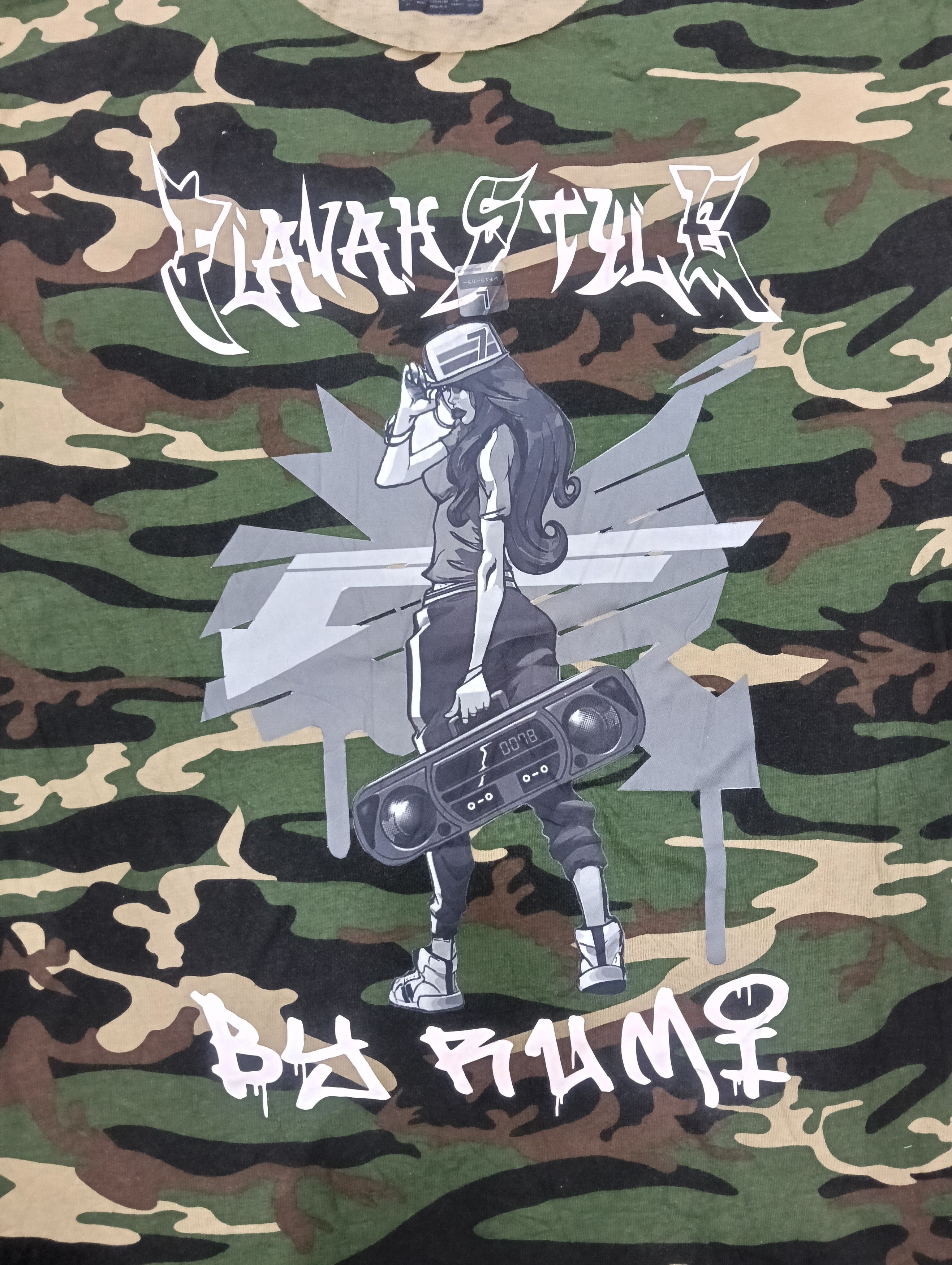 Rap Tees Camouflage Japanese Brand Rap/Hip-hop Tees Size US L / EU 52-54 / 3 - 1 Thumbnail
