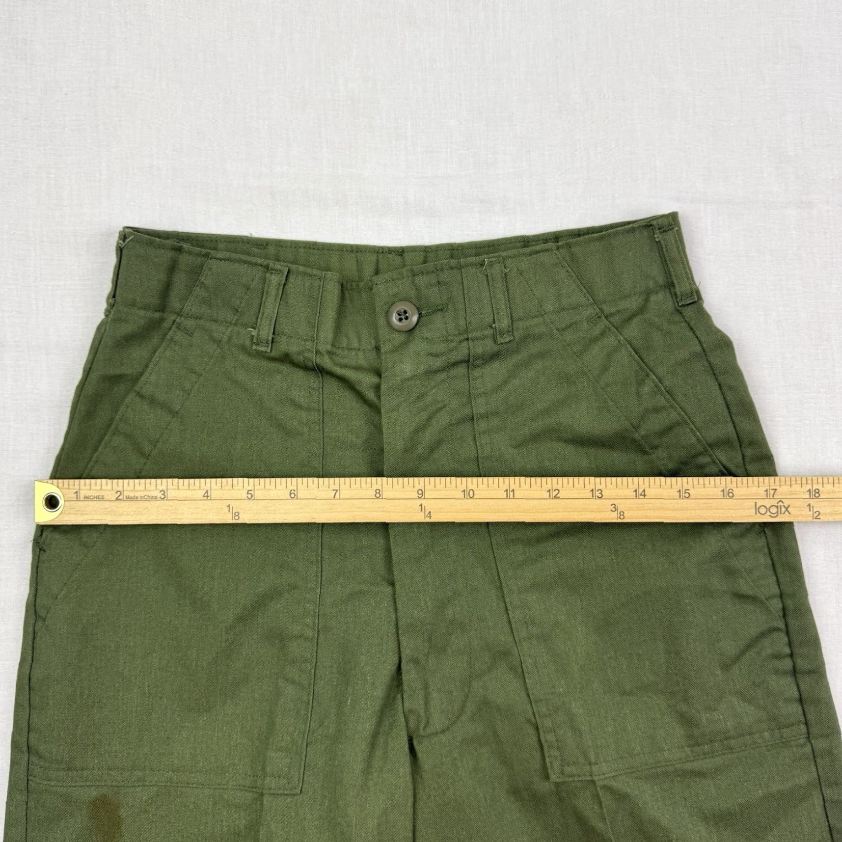 Vintage VINTAGE Army Pants Adult 30x33 Green 1980s Military USA Grunge OG-507 Mens Regular 30 Green 80s Army Men Size US 30 / EU 46 - 7 Thumbnail