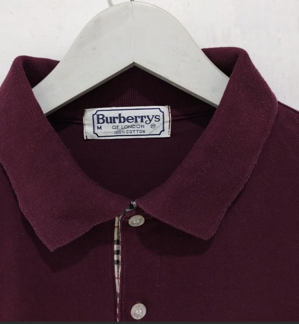 Burberry Rare Colour‼️Vintage Burberrys Long Sleeve Polos Size US M / EU 48-50 / 2 - 4 Thumbnail