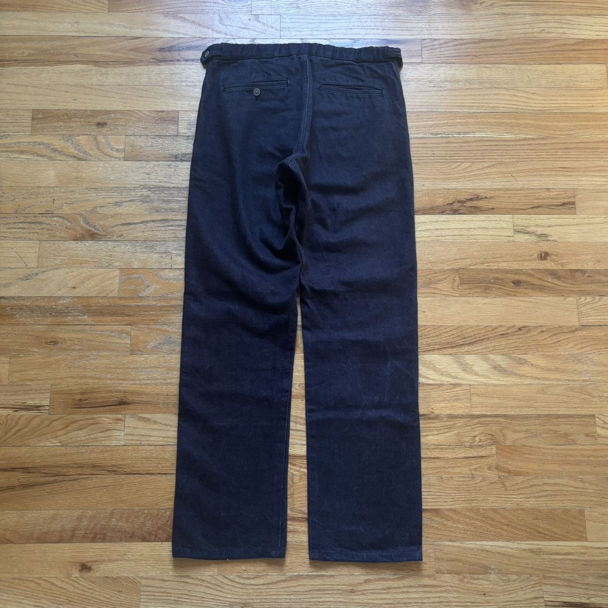Comme des Garcons Homme Plus FW2001 Asymmetric Striped Jeans Size US 32 / EU 48 - 4 Thumbnail