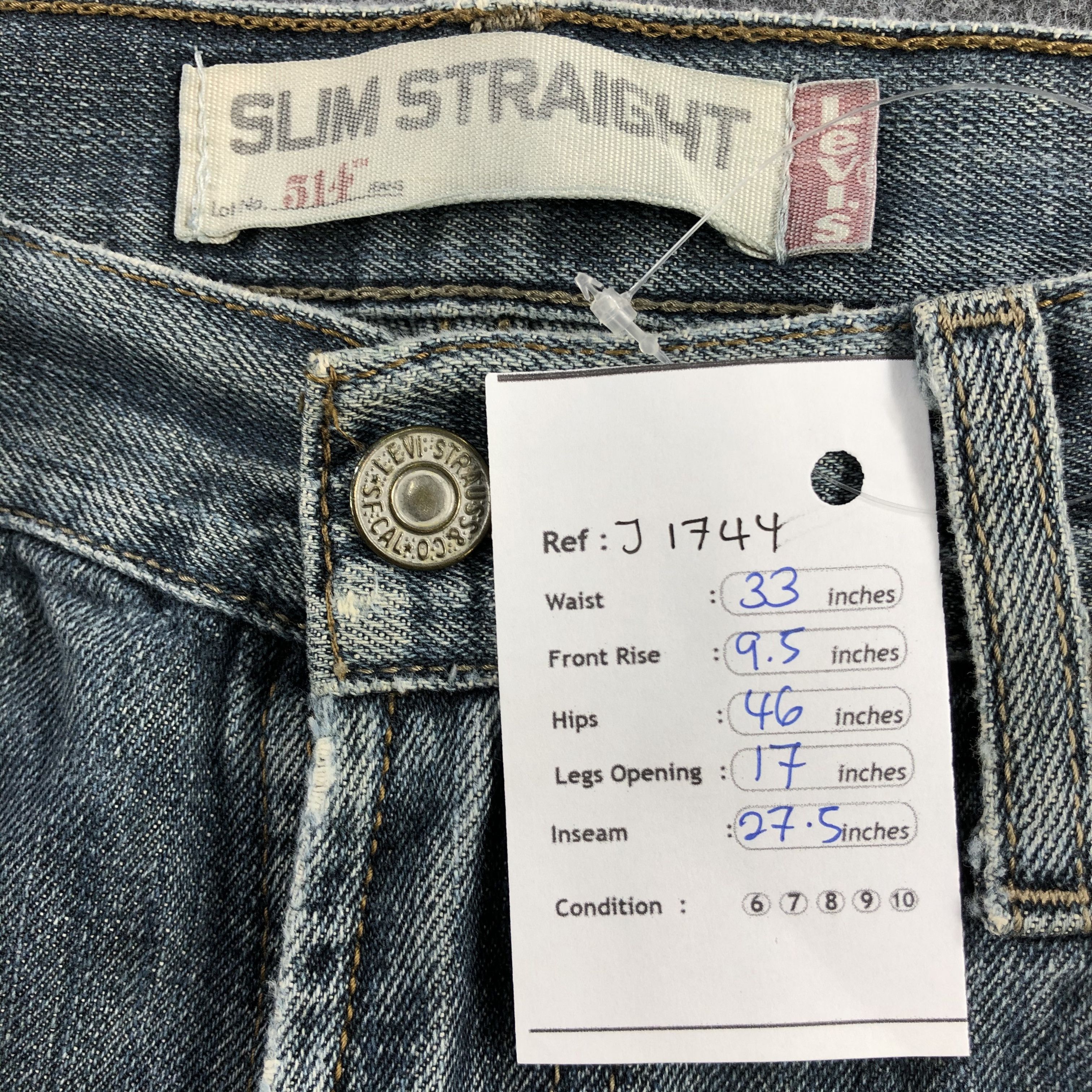 Levi's Vintage Levis 514 Earth Tone Jeans-J1744 Size US 33 - 15 Thumbnail